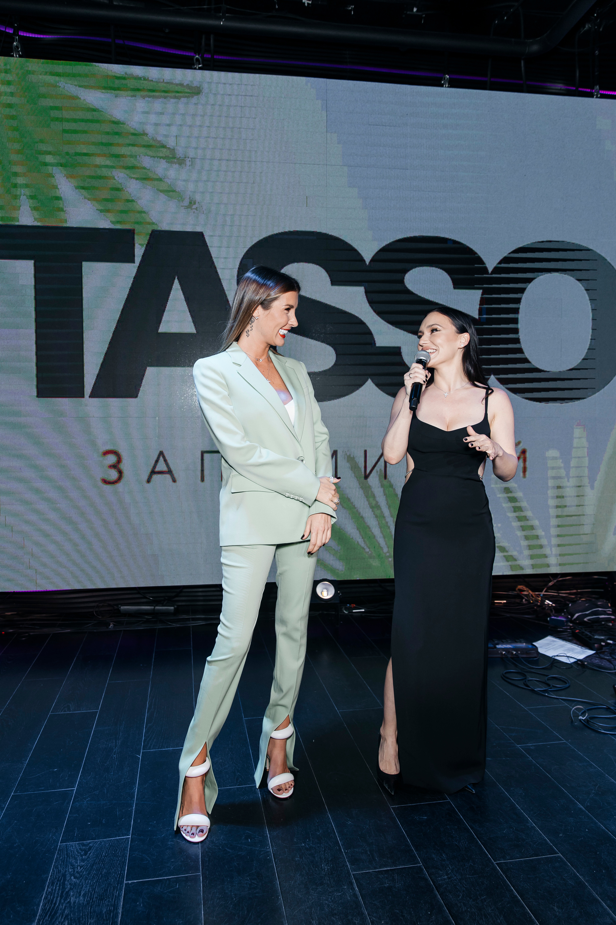 Кети Топурия и Ольга Серябкина на презентации альбома певицы TASSO: Запоминай
