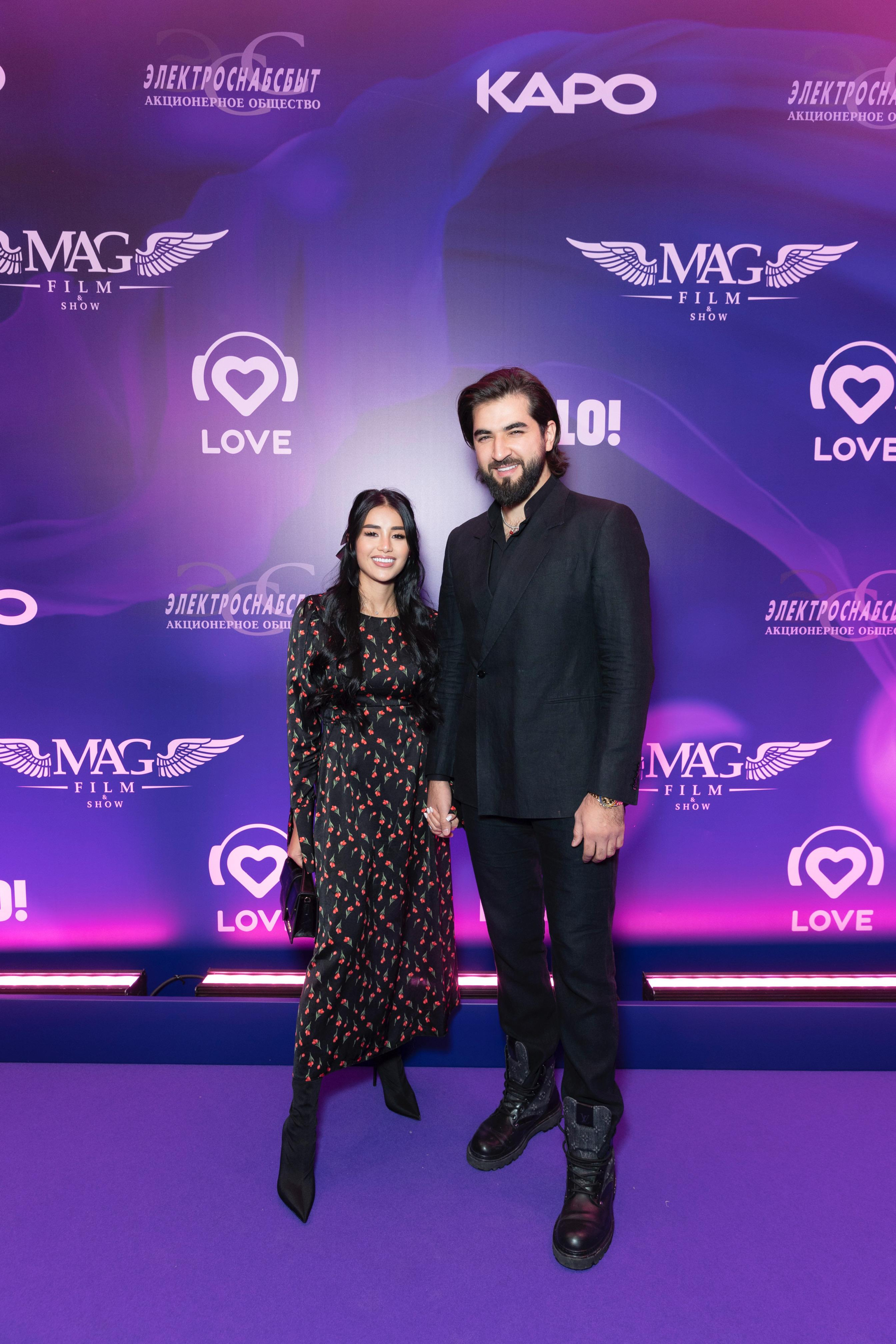 Эльман с супругой Марго на Премьере «Большая любовь» в LIVE ARENA