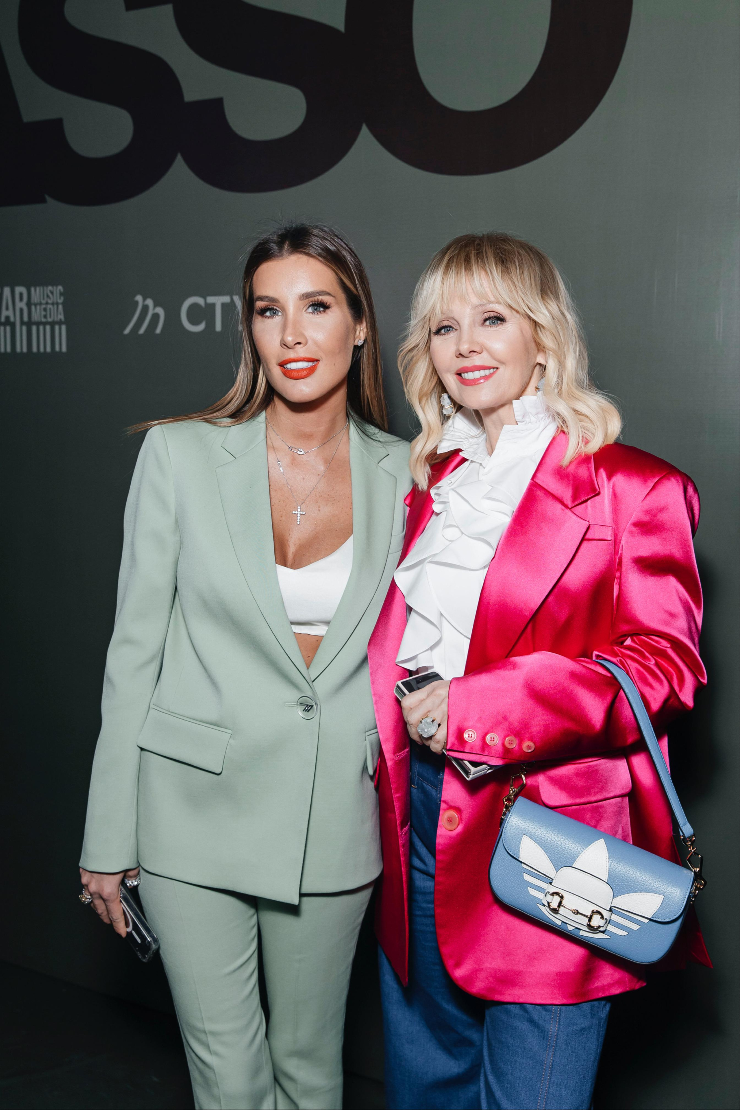 Кети Топурия и певица Валерия на презентации альбома певицы TASSO: Запоминай