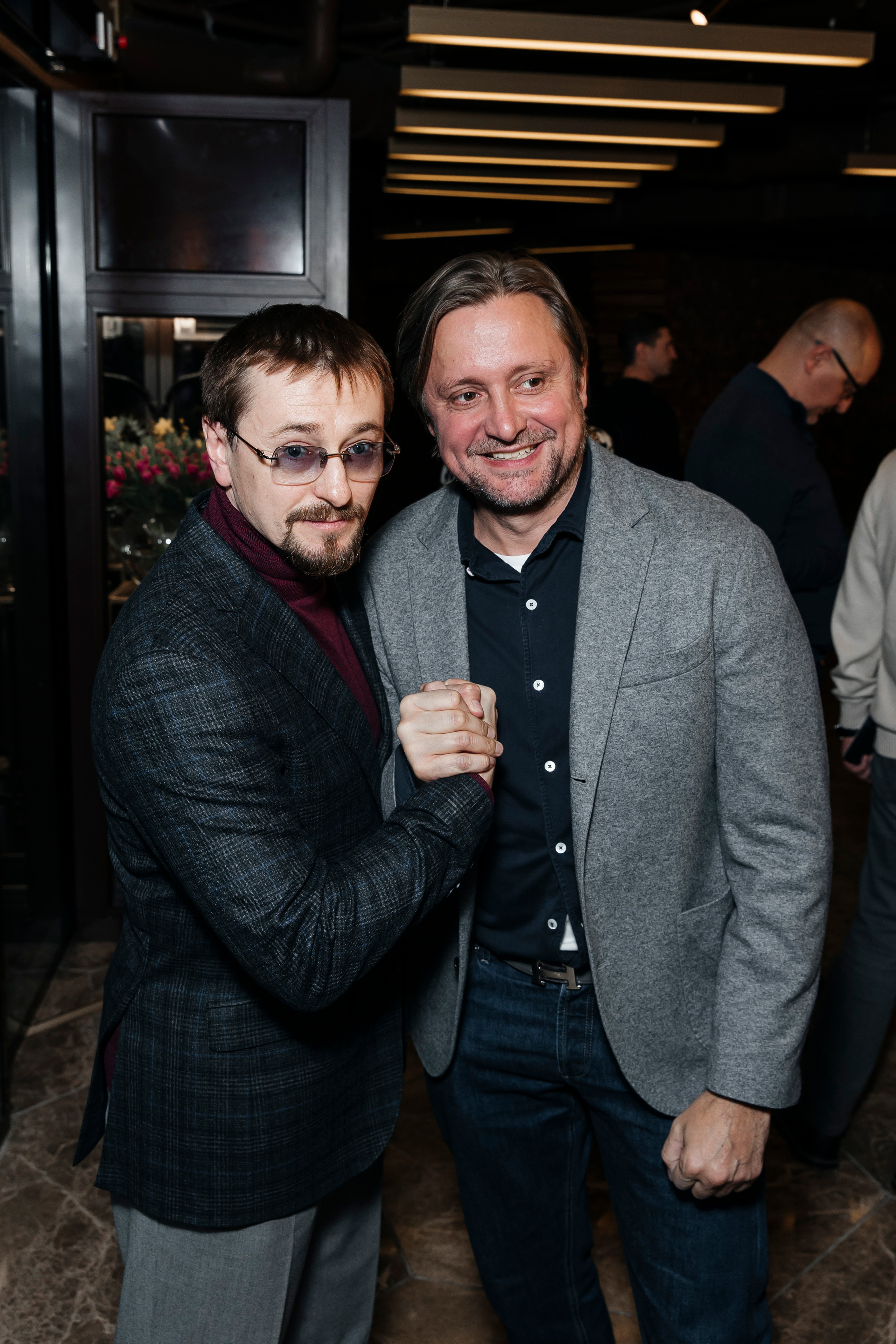 Сергей Безруков и Артем Михалков на премьере кинокартины «Нюрнберг» в Москве