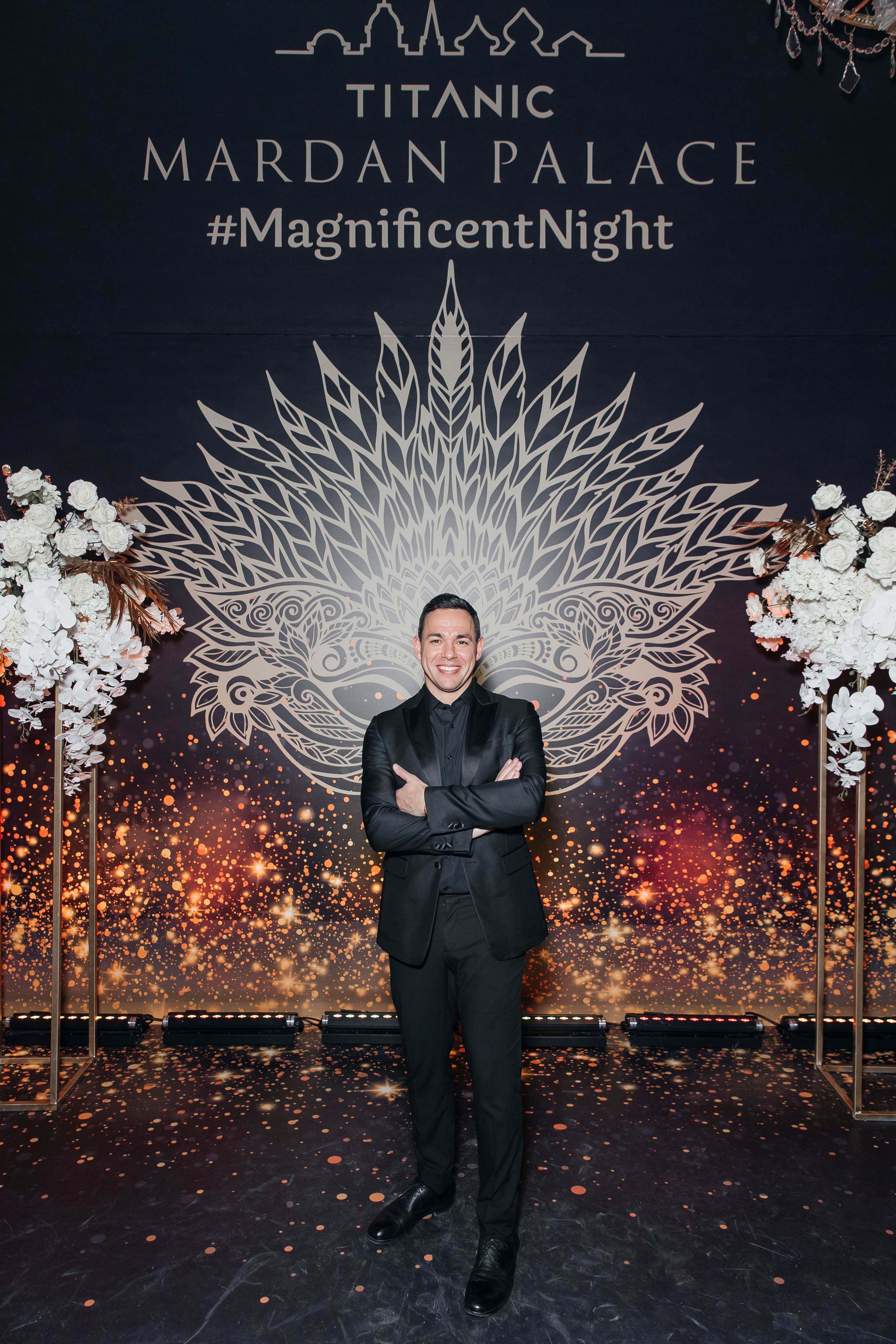 Дмитрий Голубев на праздничном ужине TITANIC MARDAN PALACE в Balzi Rossi