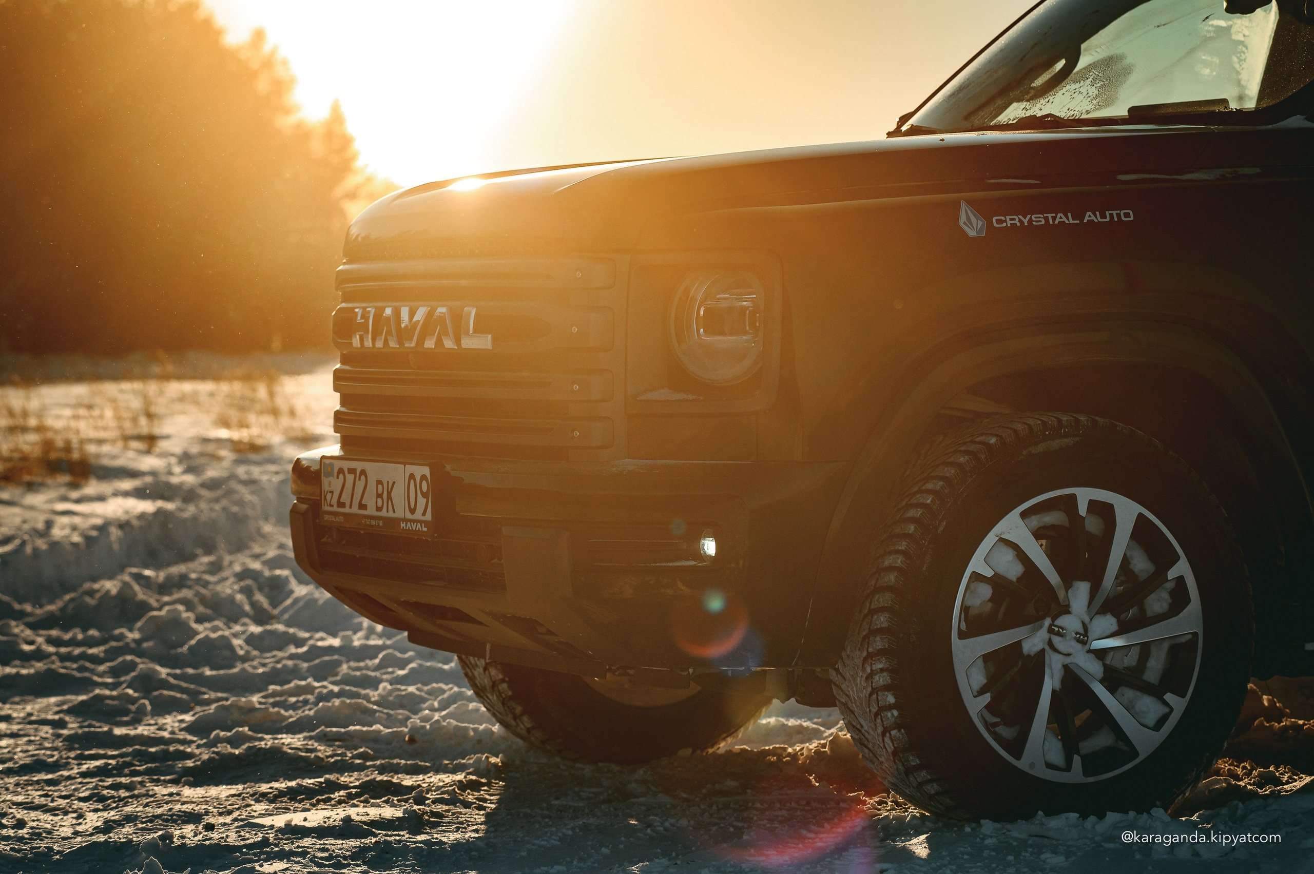 Зимний заезд на HAVAL H9. Кипятком Караганда