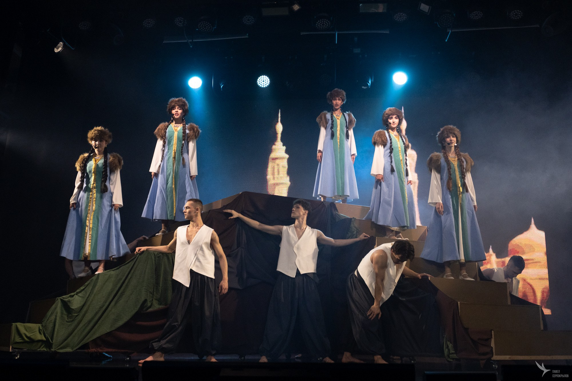 Пластический спектакль команды СЕВЕР «Голос ветра. Молчание мрамора». Репортажный фотограф в Казани Павел Серпокрылов