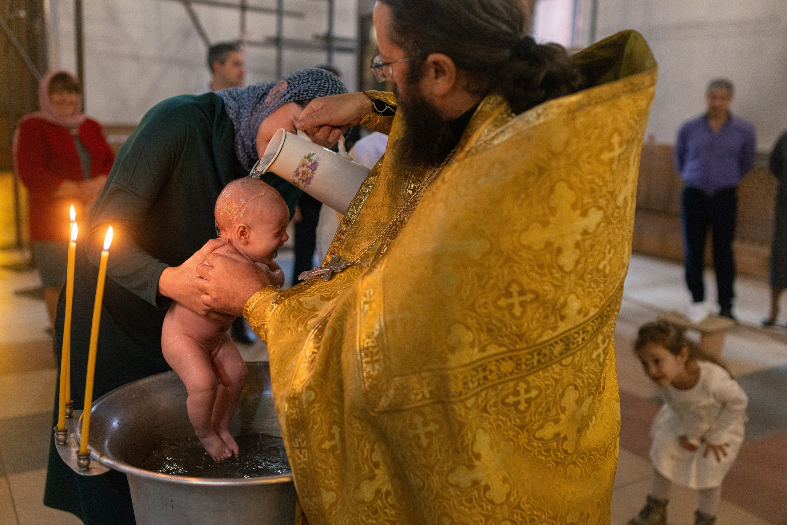 Крещение Алины. Дмитрий Шульгин, портретный фотограф в Воронеже