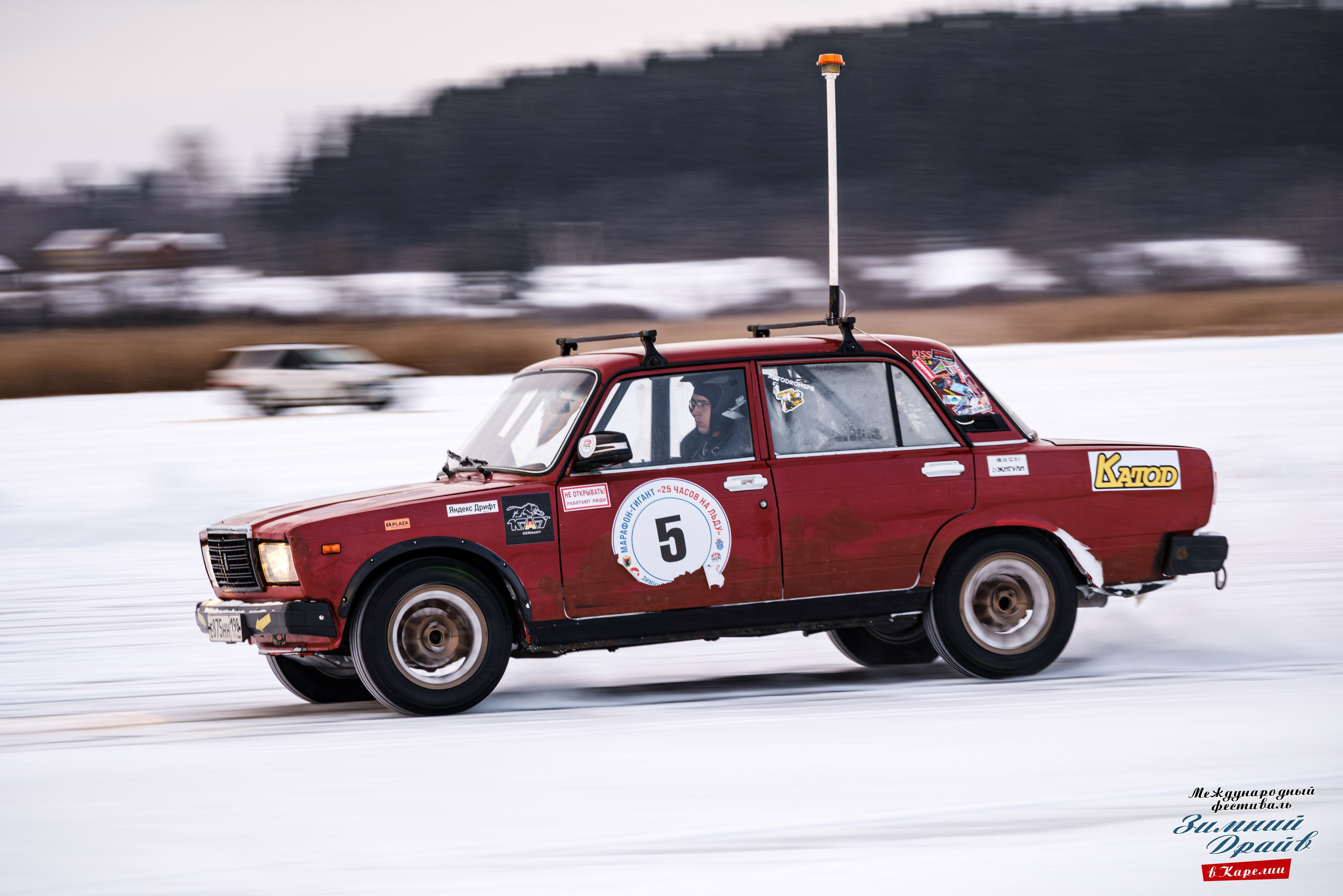 «Зимний Драйв в Карелии» Авто Марафон-гигант «25 часов на льду» Илона Накутис, Николай Грязин, джимхана, фотограф Антон Медведев, icoguar, Сортавала, Карелия