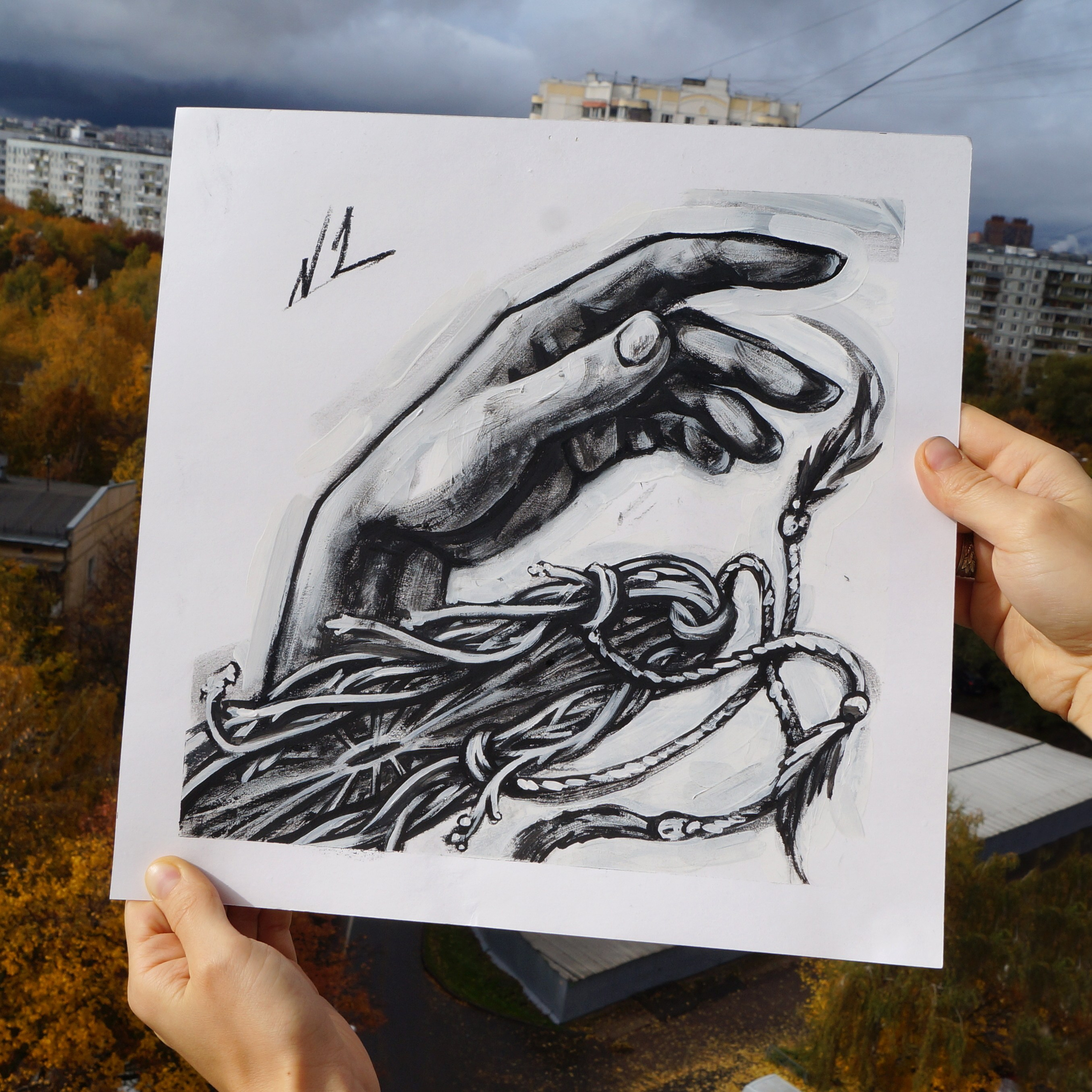 Inktober. Саша Гдетотам
