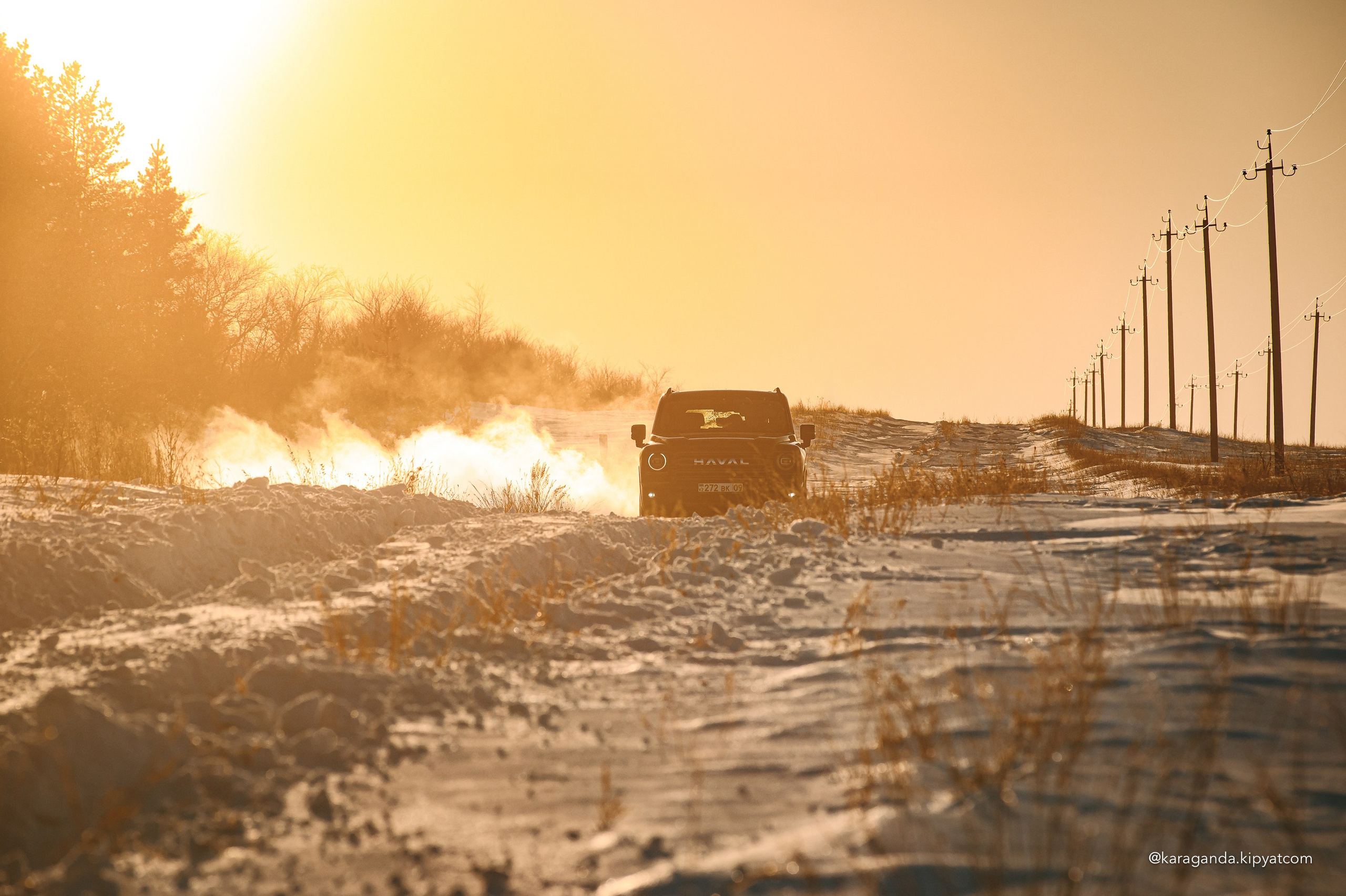 Зимний заезд на HAVAL H9. Кипятком Караганда