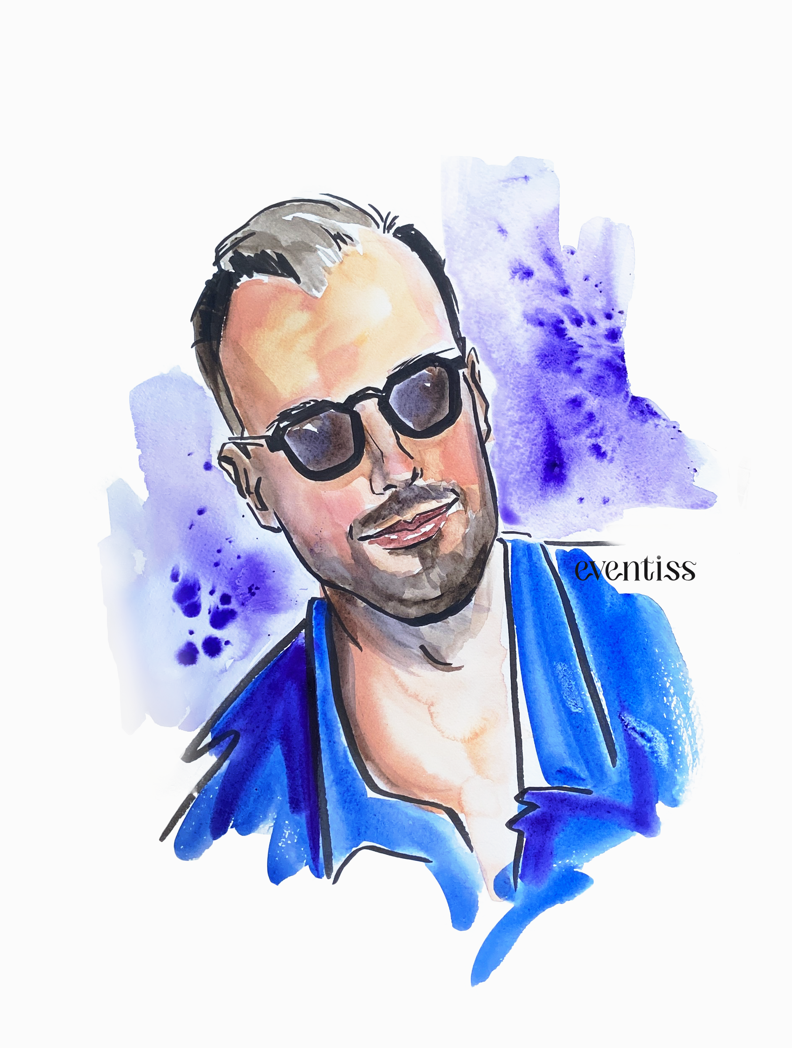 Рисунки и быстрые портретные скетчи за 15 мин вас ваших гостей. Eventiss art agency| Художники и арт-услуги на мероприятие Москва и МО