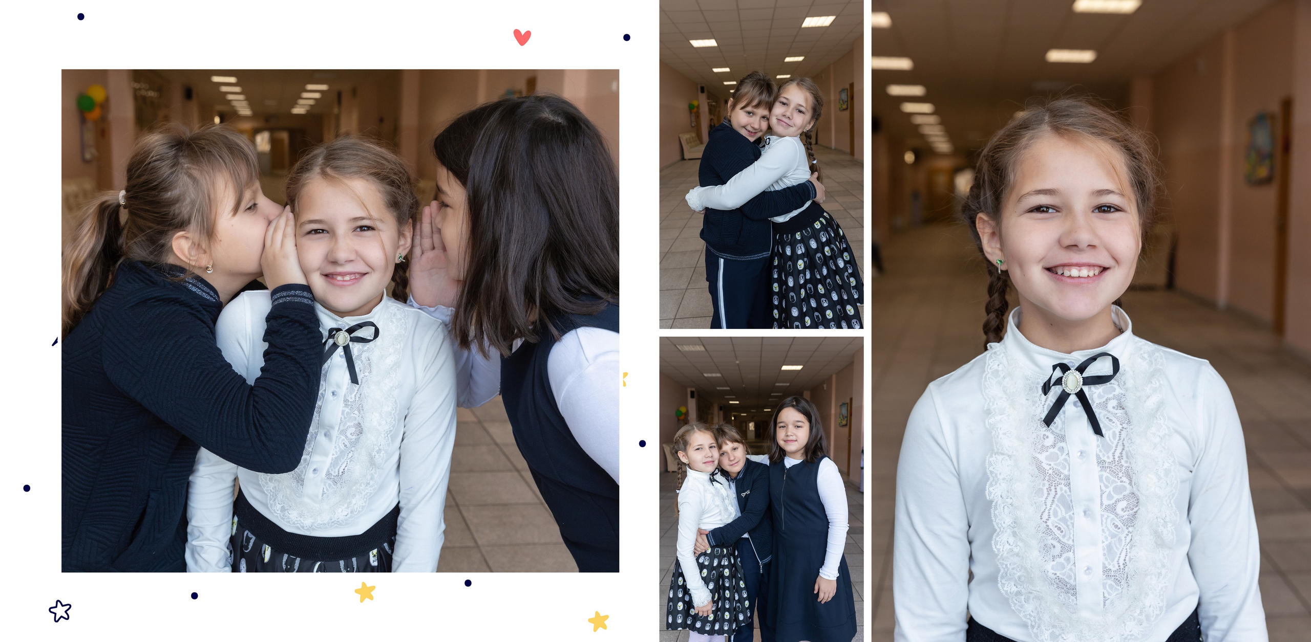 Индивидуальный альбом для начальной школы. Детский и семейный фотограф в Москве Власова Галина