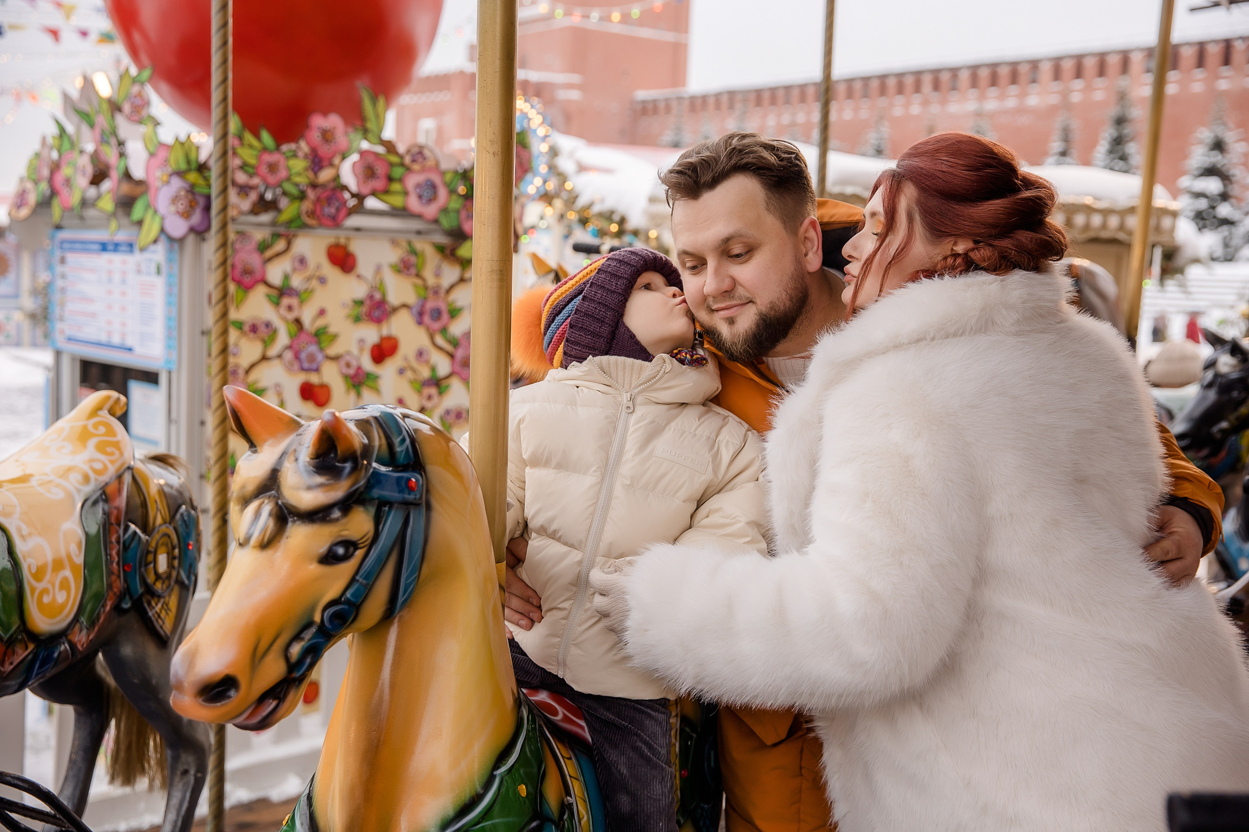 Яркая фотосессия на Красной площади. Семейный и детский фотограф в Москве Вера Ускова