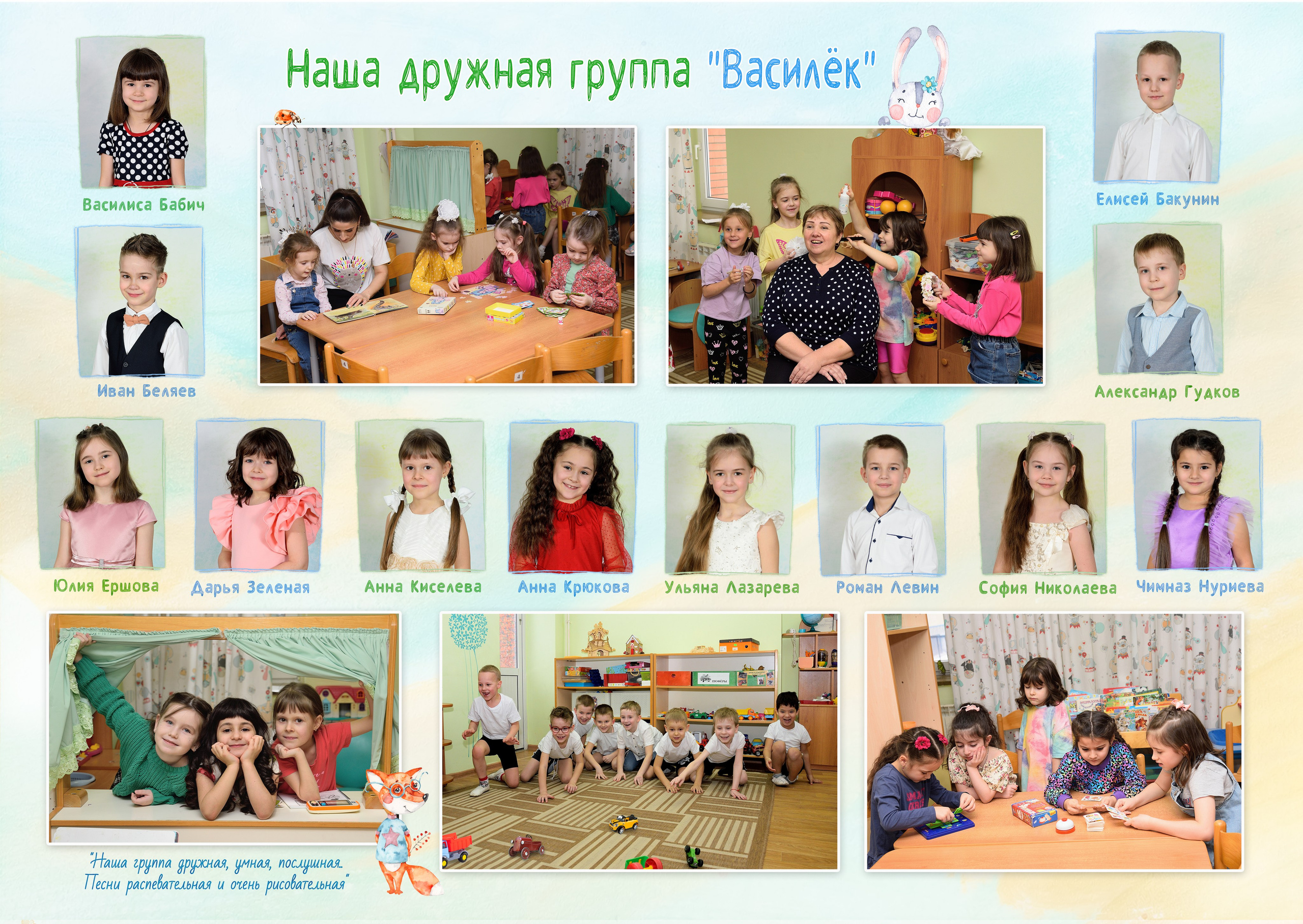 Альбом на 3-4 разворотов детский сад. Выпускные альбомы для школ и детских садов Александр и Динара