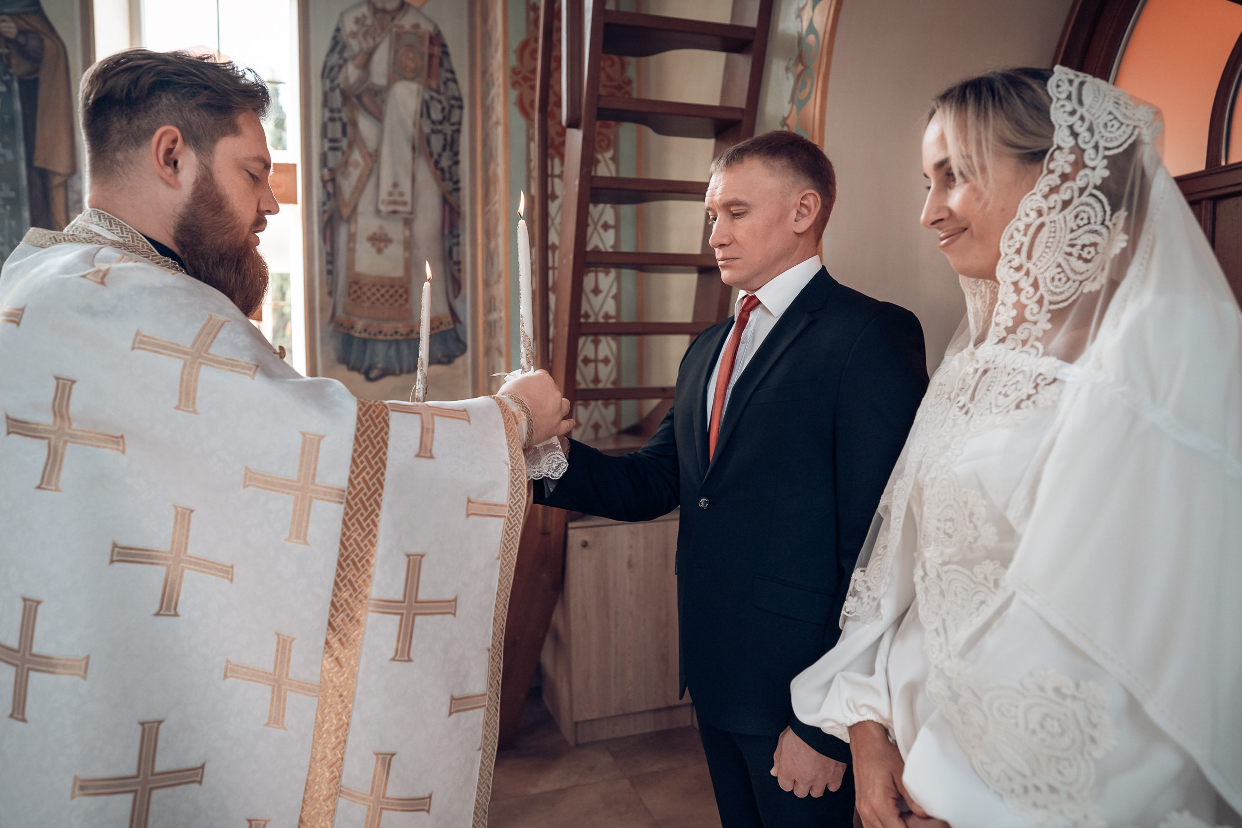 Венчание в храме ап.Андрея Первозванного Севастополь. Церковный фотограф Севастополь