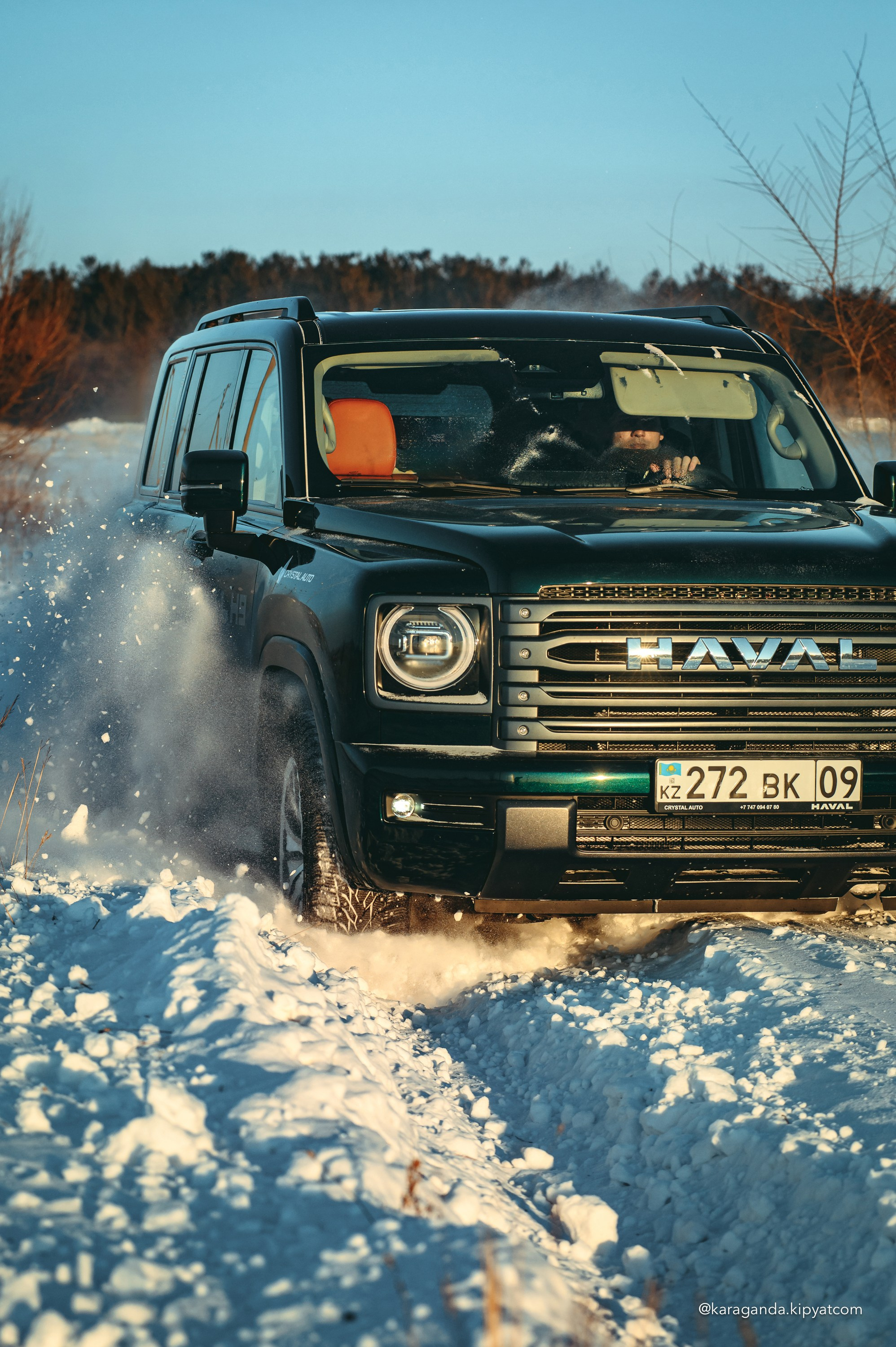 Зимний заезд на HAVAL H9. Кипятком Караганда