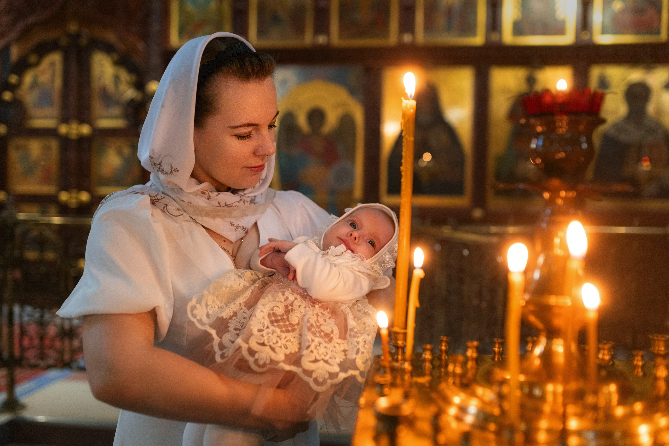 Крещение Алины. Дмитрий Шульгин, портретный фотограф в Воронеже
