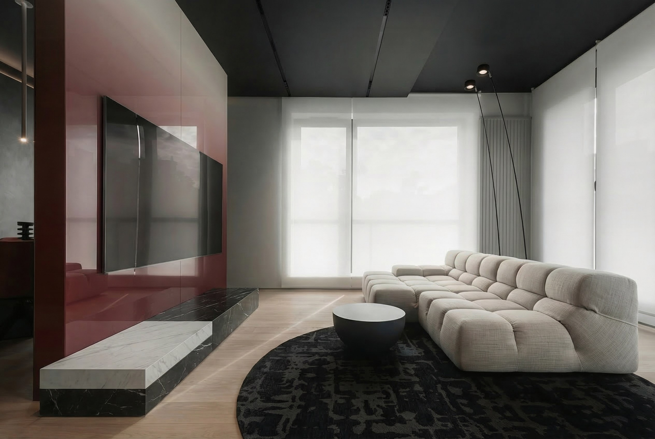 Дизайн квартиры 80 м² в стиле минимализм | Дизайнер Валерия Котович