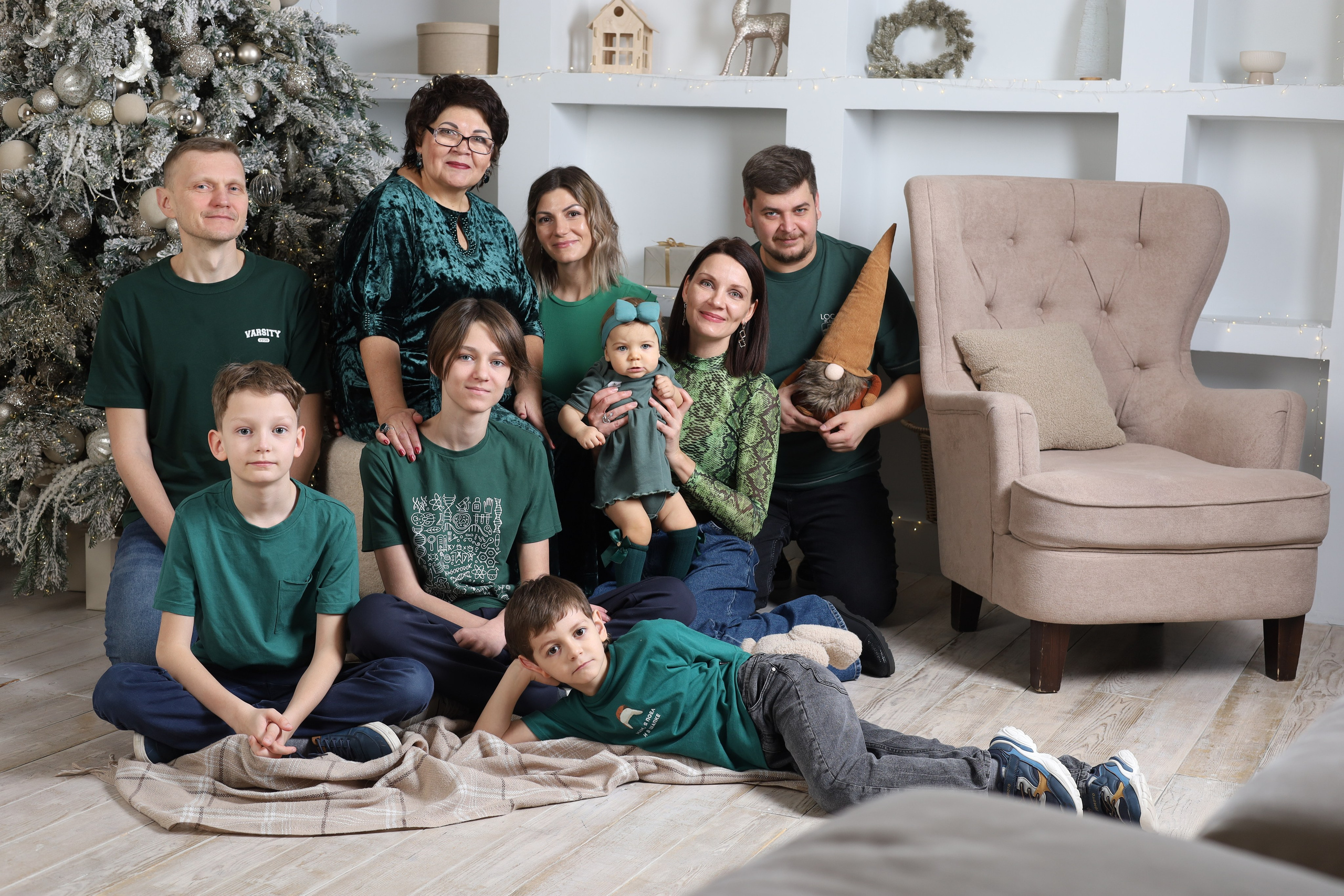 Семейный новый год Марии. Фотограф в Красноярске Никитина Мария