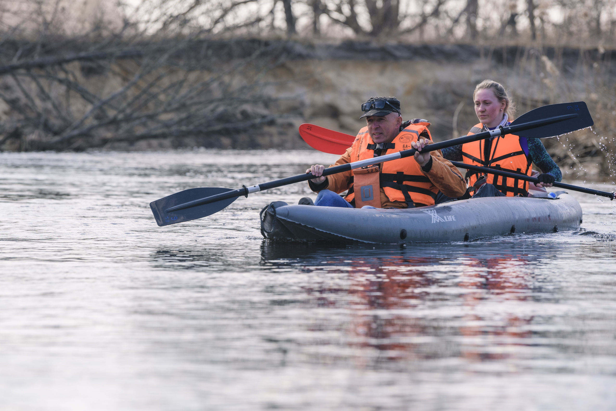 Сплав по реке Ипа 28 марта 2026 года. Репортажный фотограф Владимир Беляй