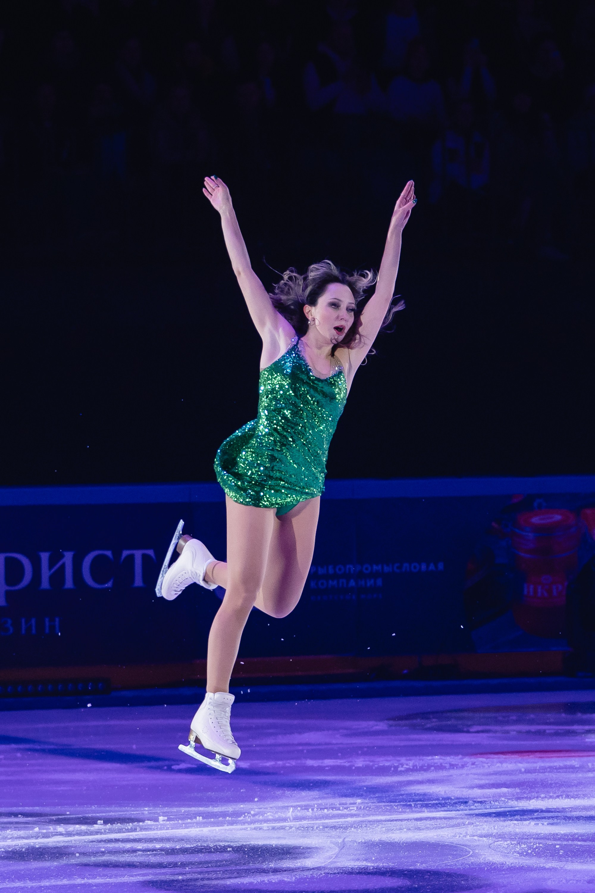 Шоу «Чемпионы на льду» в Новосибирске. Воробьева Ксения — Спортивный и танцевальный фотограф Новосибирск