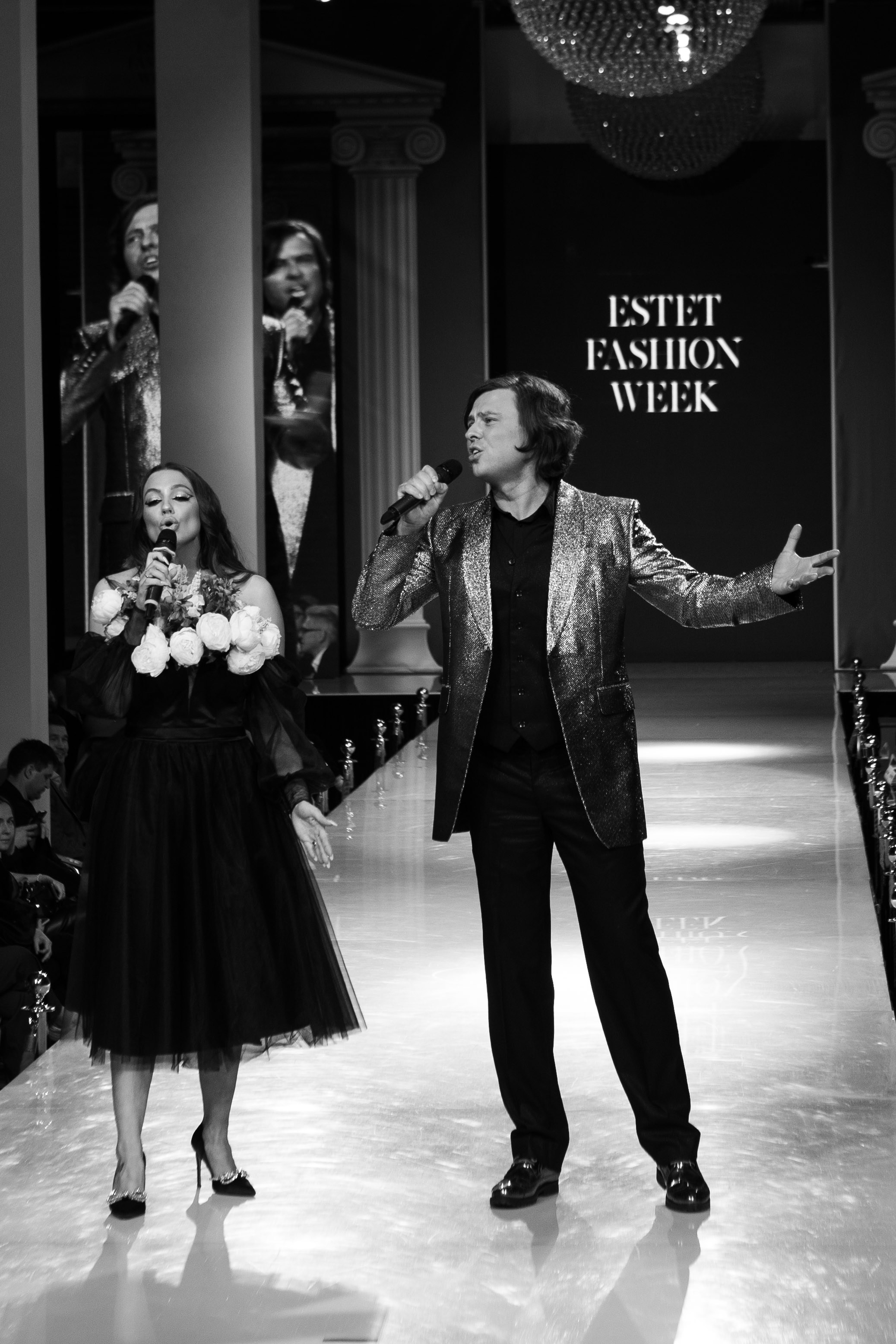 Estet fashion week весна 2024. Прохор Шаляпин и Мария Рябушкина