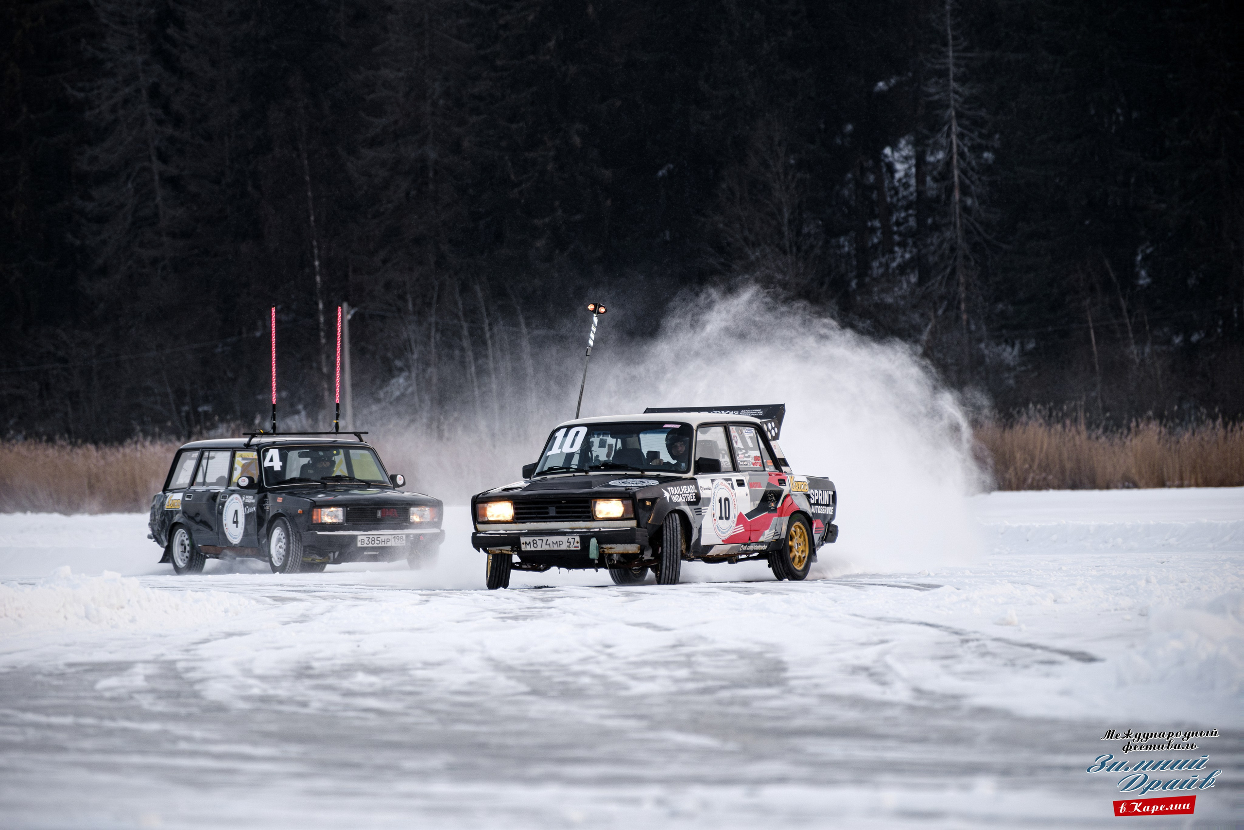 «Зимний Драйв в Карелии» Авто Марафон-гигант «25 часов на льду» Илона Накутис, Николай Грязин, джимхана, фотограф Антон Медведев, icoguar, Сортавала, Карелия