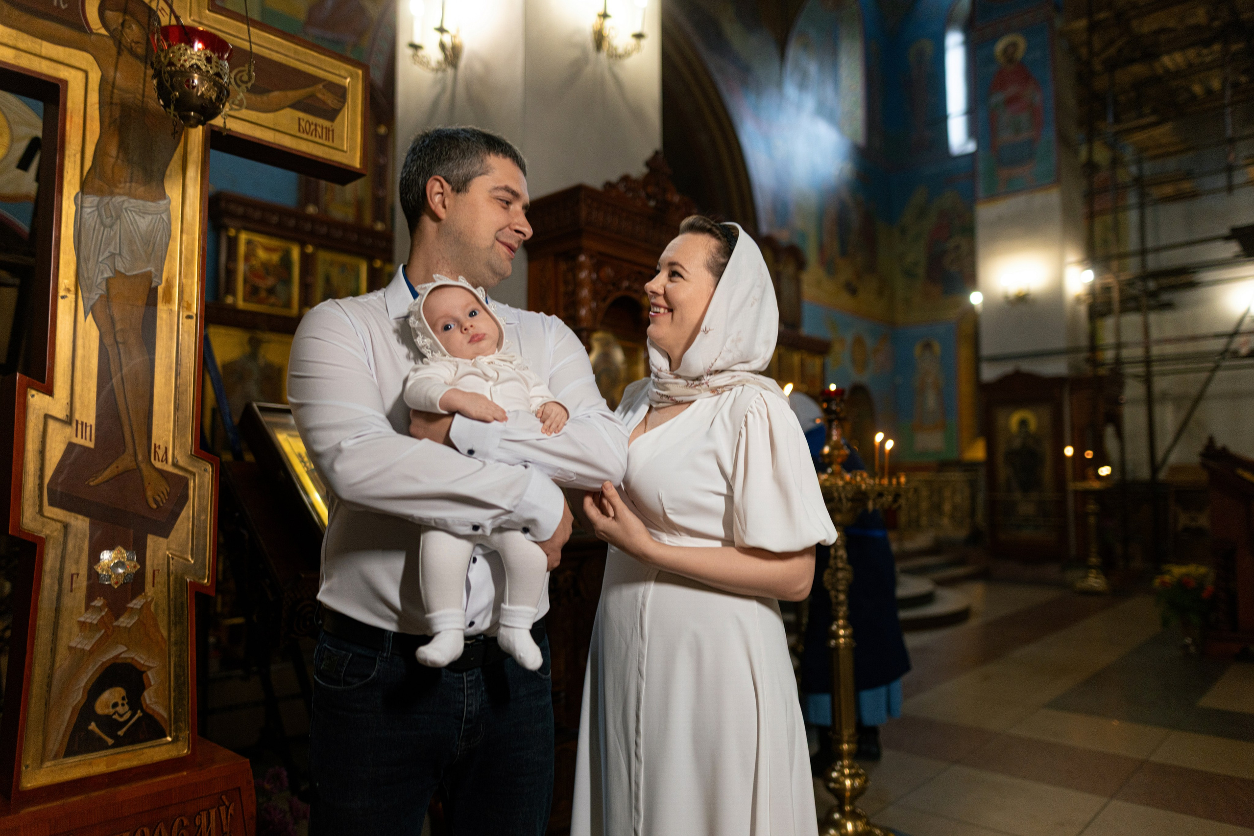 Крещение Алины. Дмитрий Шульгин, портретный фотограф в Воронеже