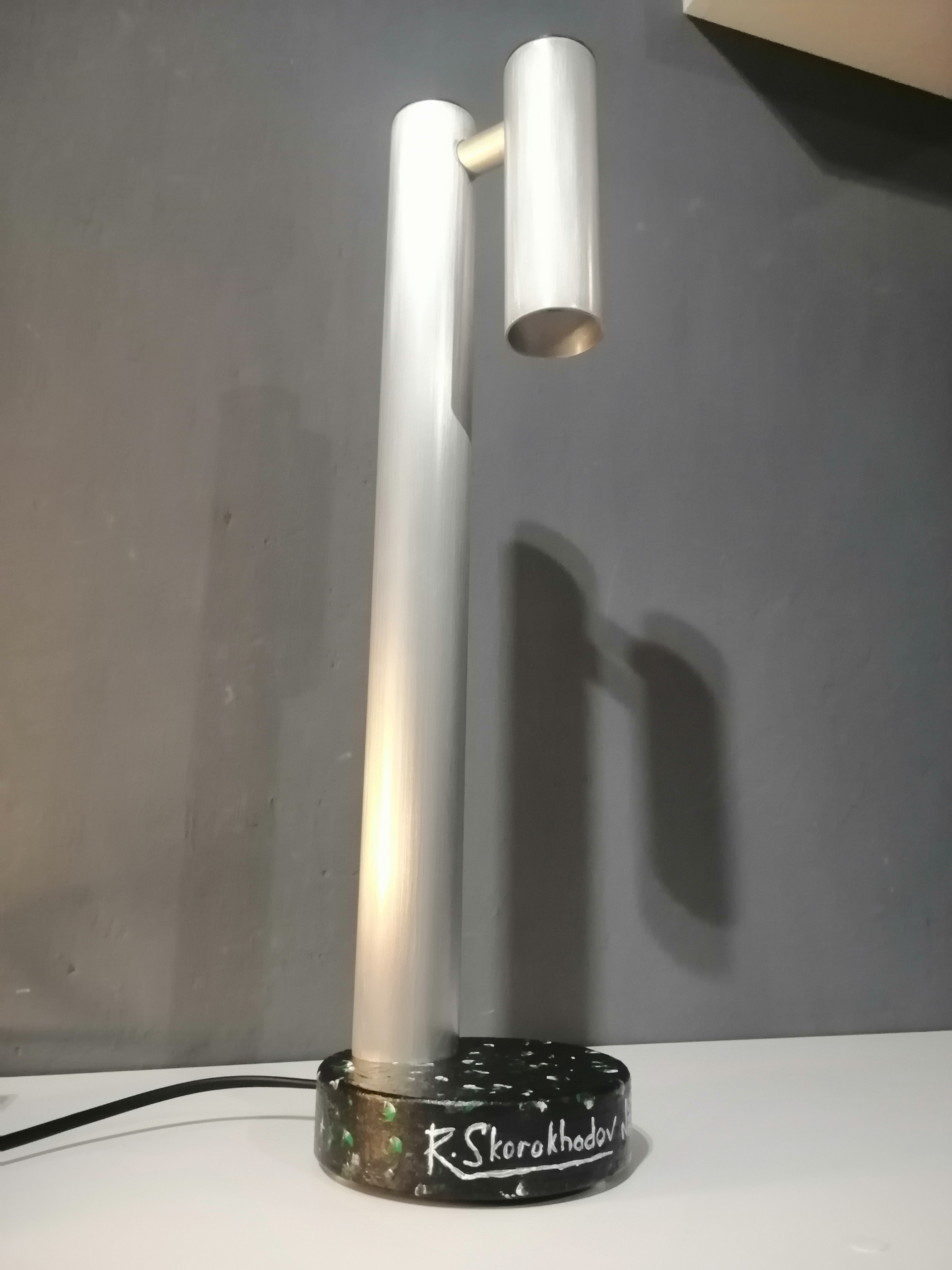 295_Black_white_green. Светильники Романа Скороходова