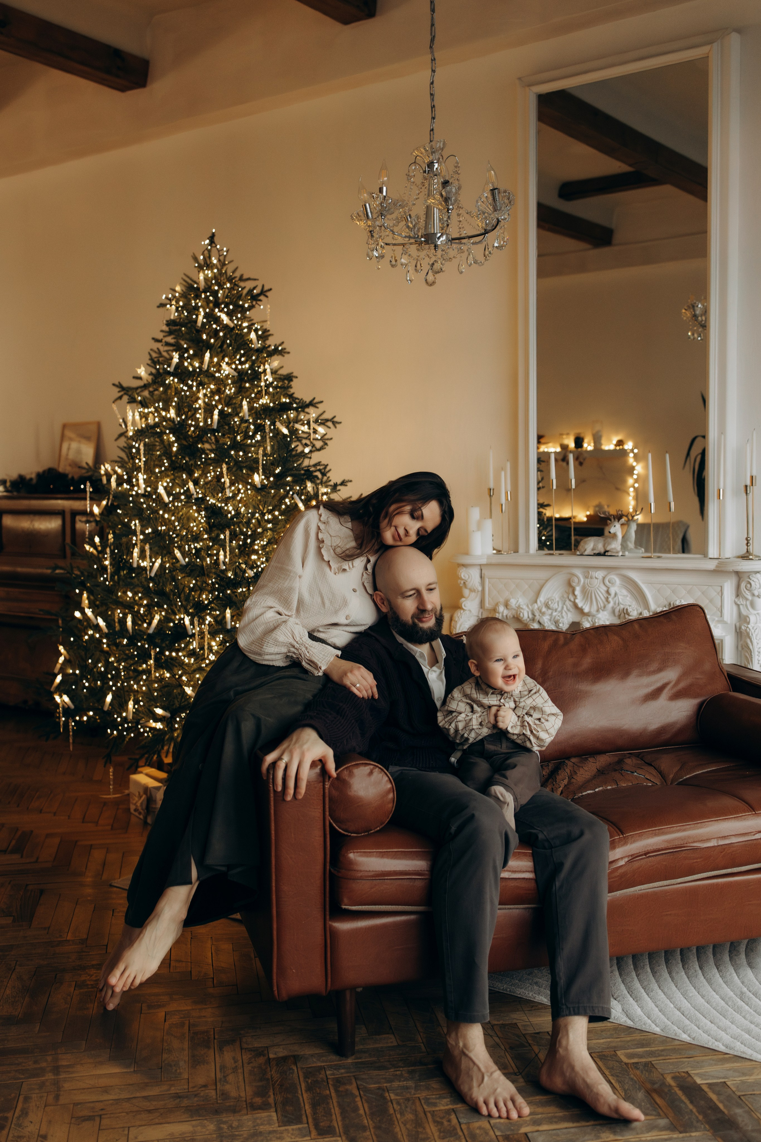 Новогодняя семейная история. Семейный фотограф Москва Юлиана Фетисова