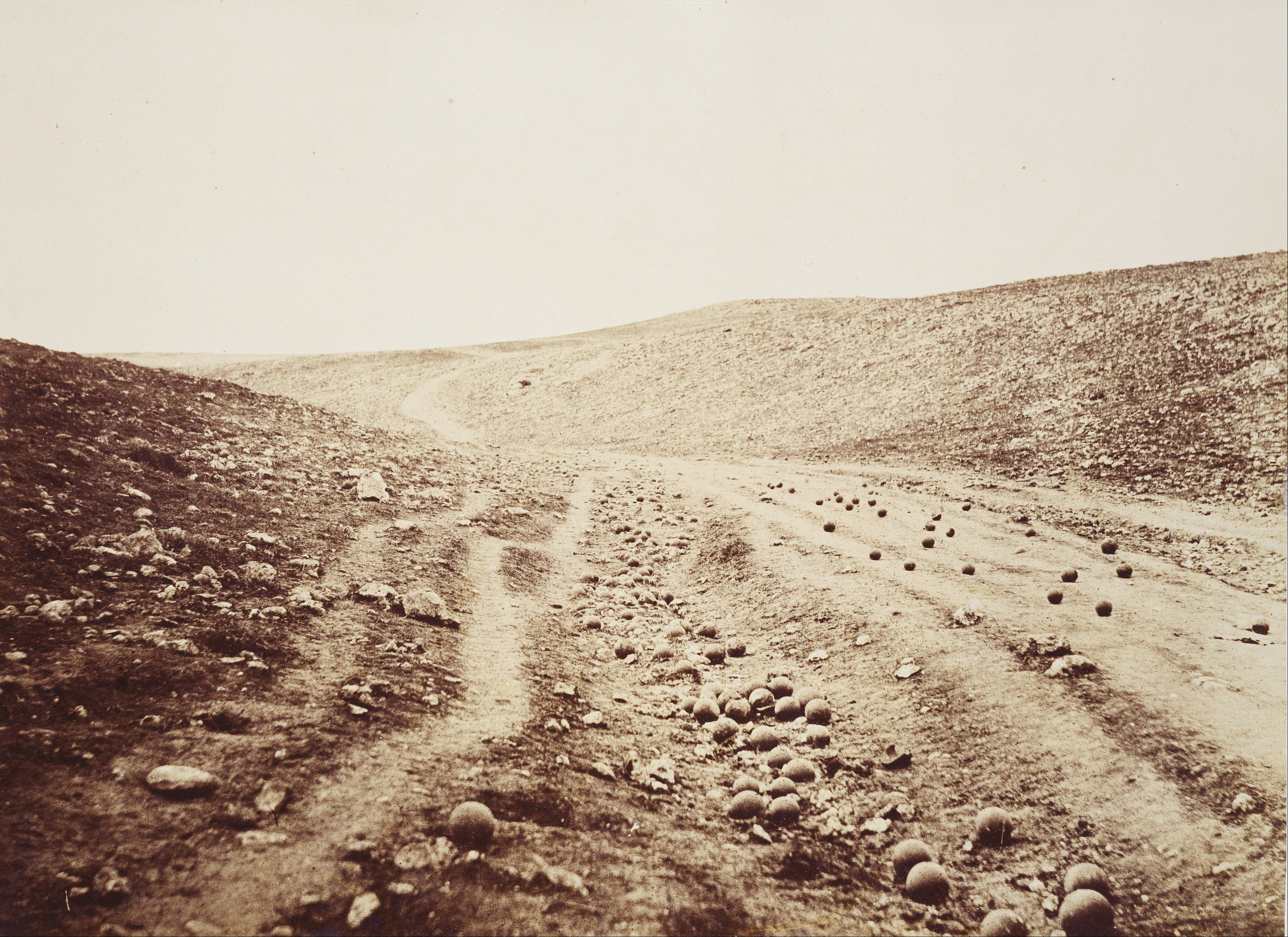 The Valley of the Shadow of Death by Roger Fenton (23.04.1855)