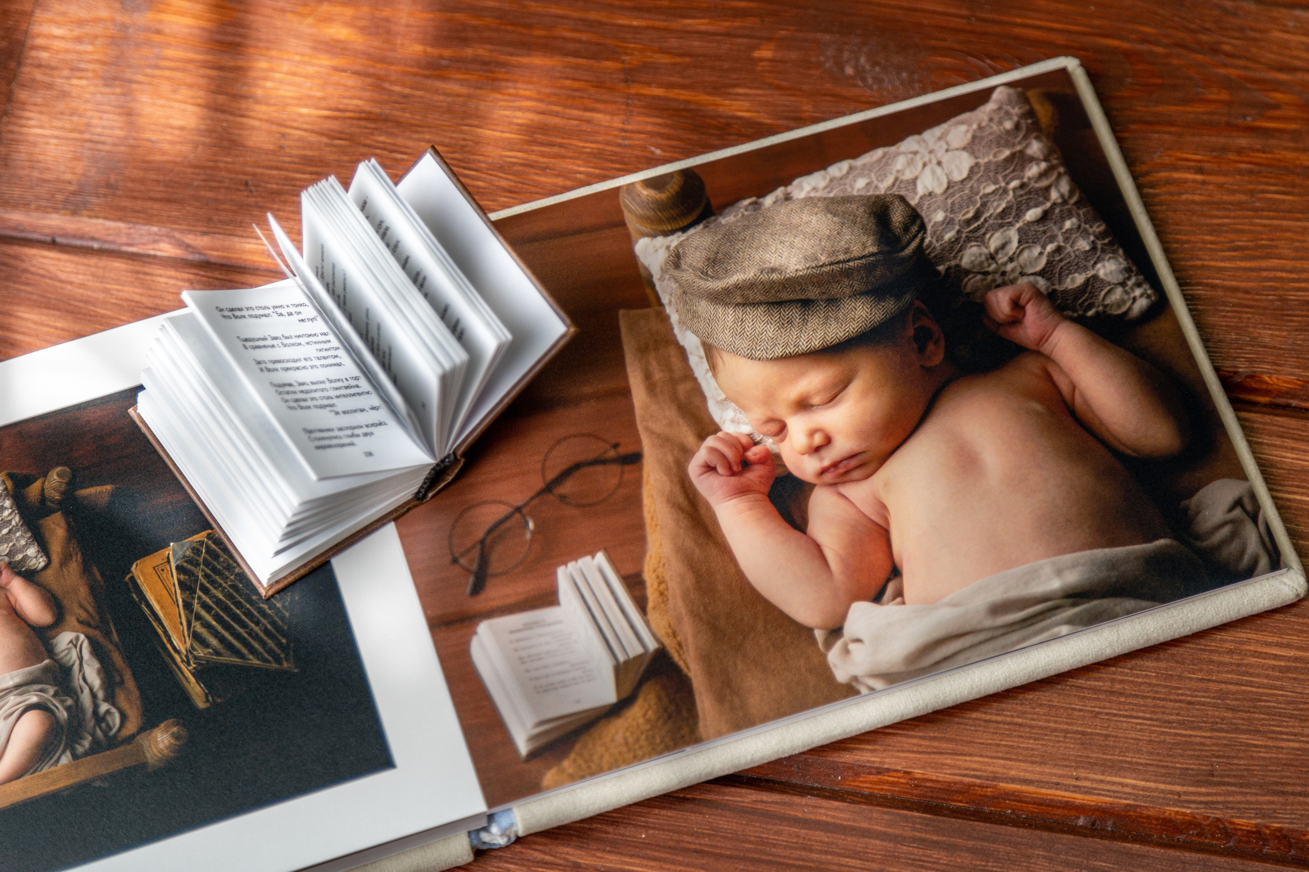 Фотокнига для пакета СТАНДАРТ ньюборн. Детский семейный фотограф Великие Луки Анна Никонова