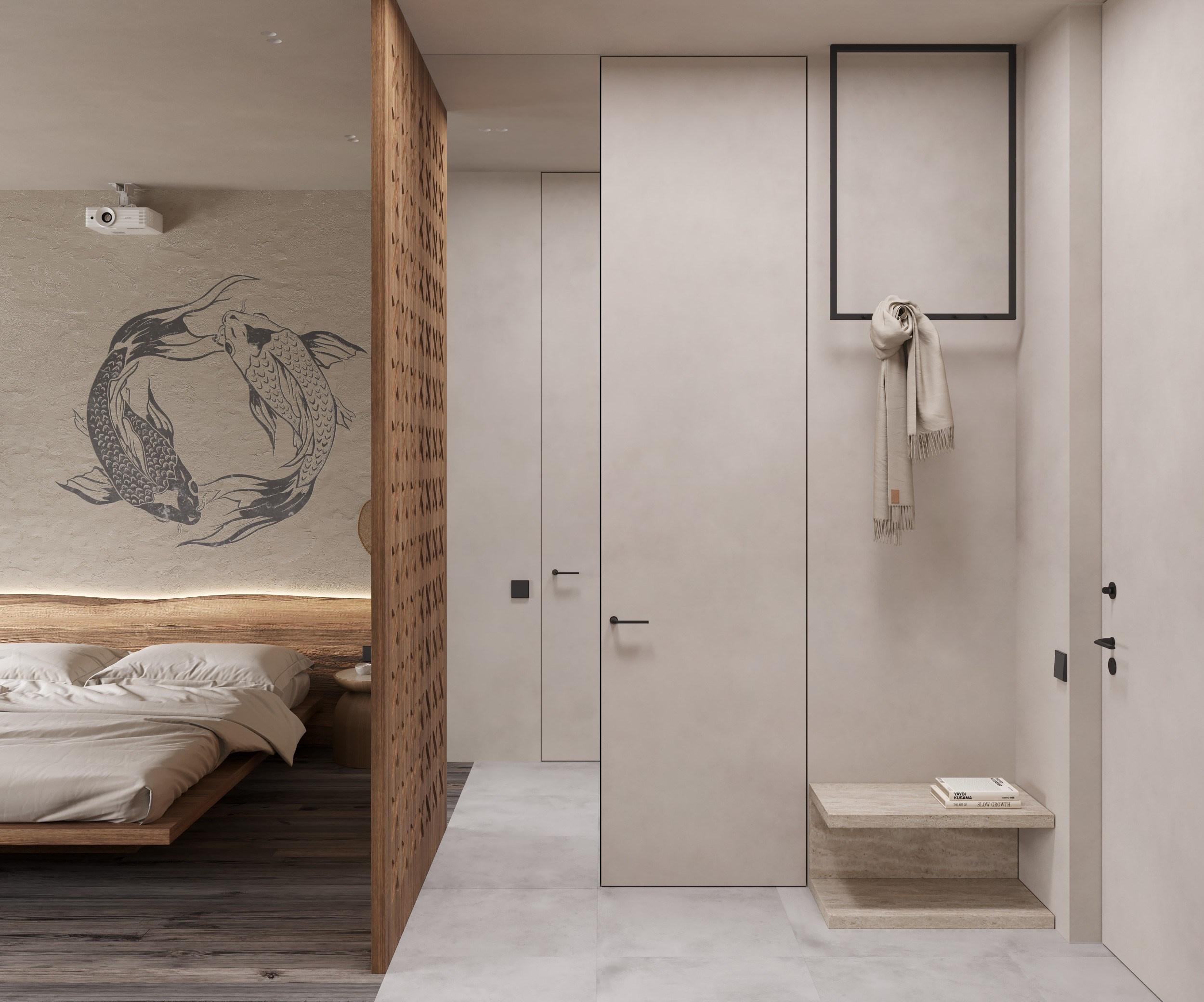 Woody Nature. Дизайн интерьера | 3D визуализация | Миланская Марина