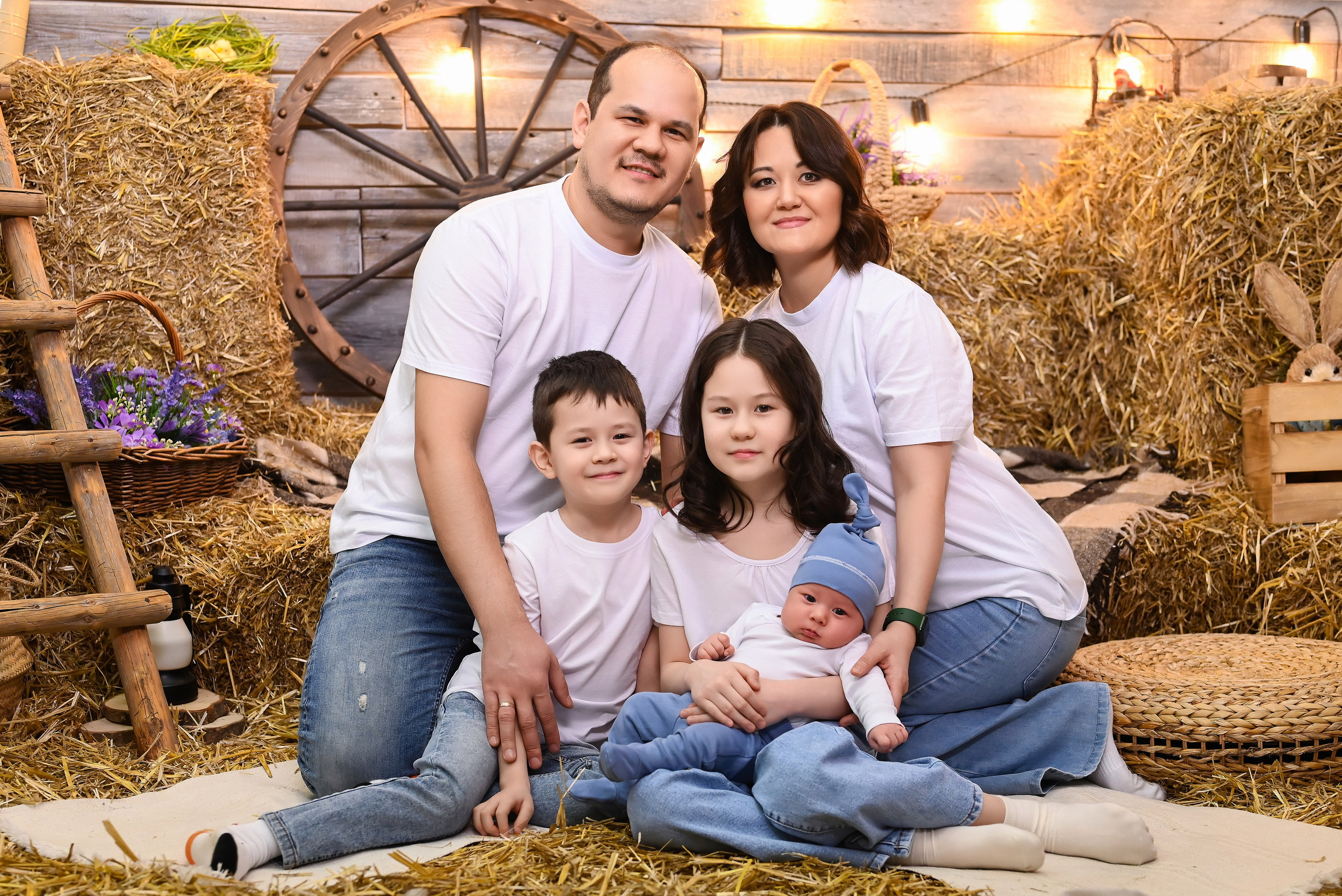 Семейная. Фотостудия Зефир. Фотосессии в студии под ключ. Москва. Семейные и детские фотосессии