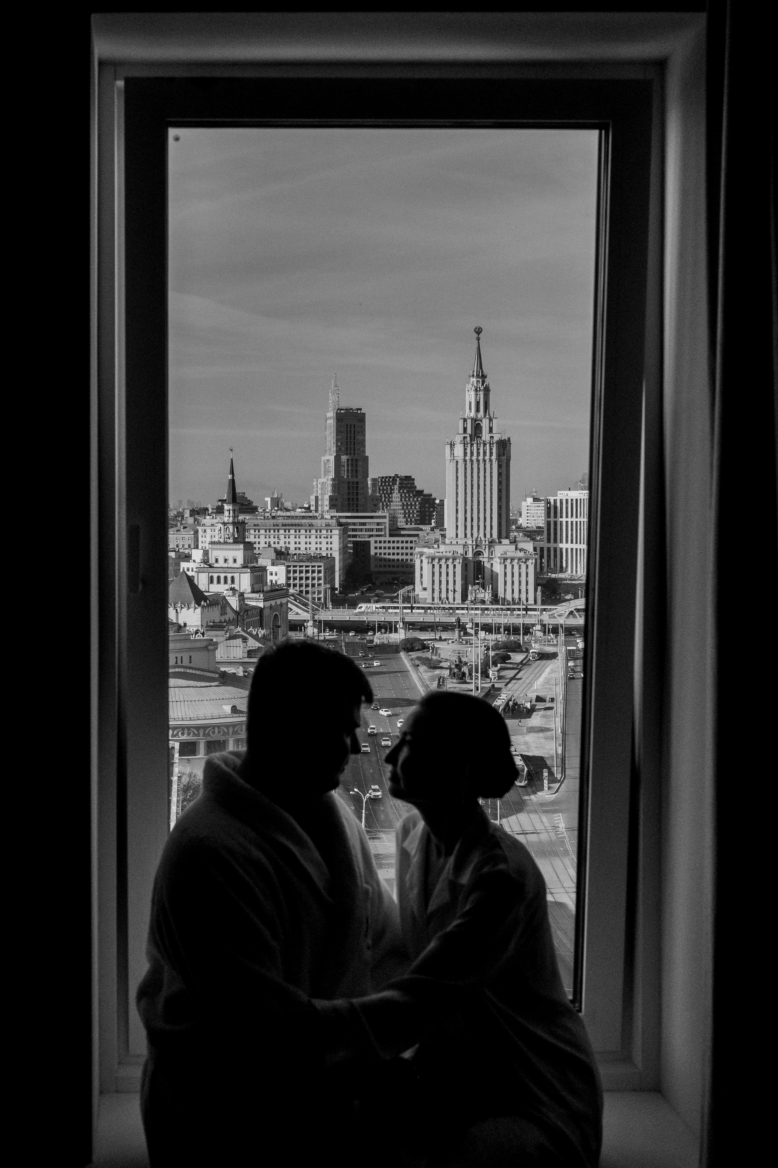 Свадебное утро и фотосессия в отеле Marriott Imperial Plaza. Свадебный фотограф Москва — Сергей и Татьяна