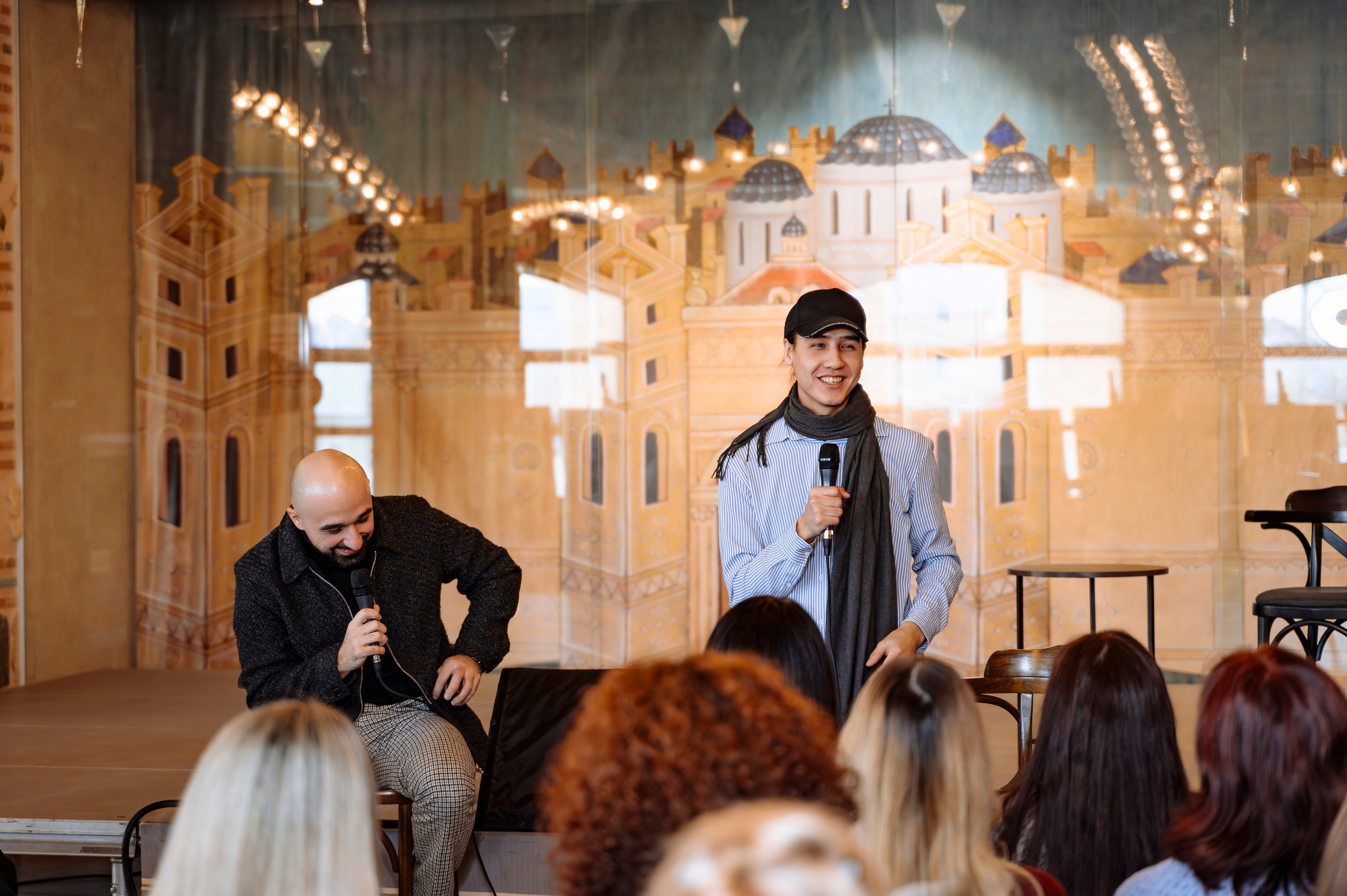 ФАН встреча участников проекта FACTOR.BY: Ибрагима Карасова и Шамхала Хачатуряна. Фотограф Беларусь — Ольга Шаповалова (Жардецкая)