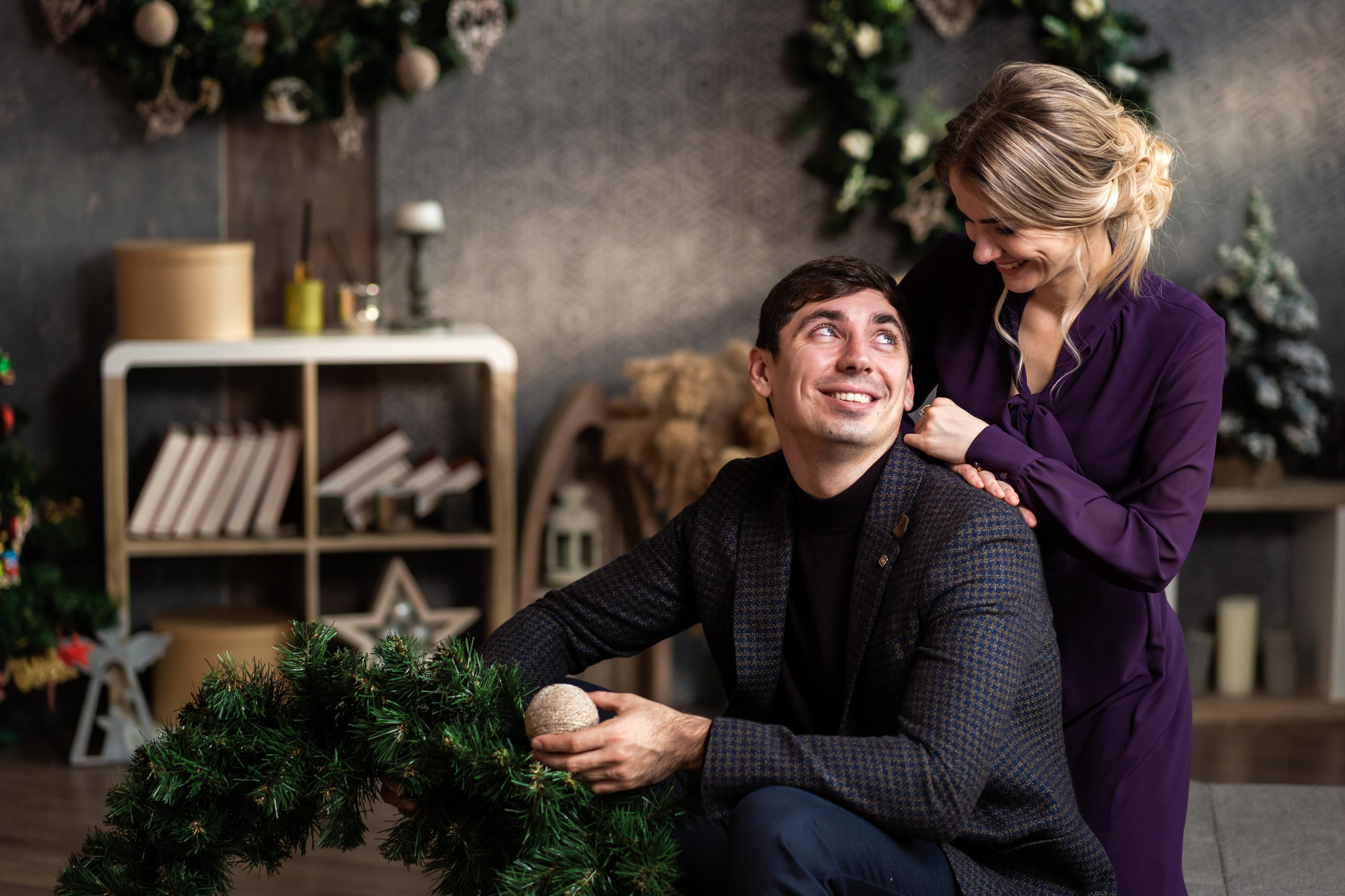 Новогодние фотосессии в студии Малина Арт. Сниму тебя красиво / Фотографы Денис и Мария