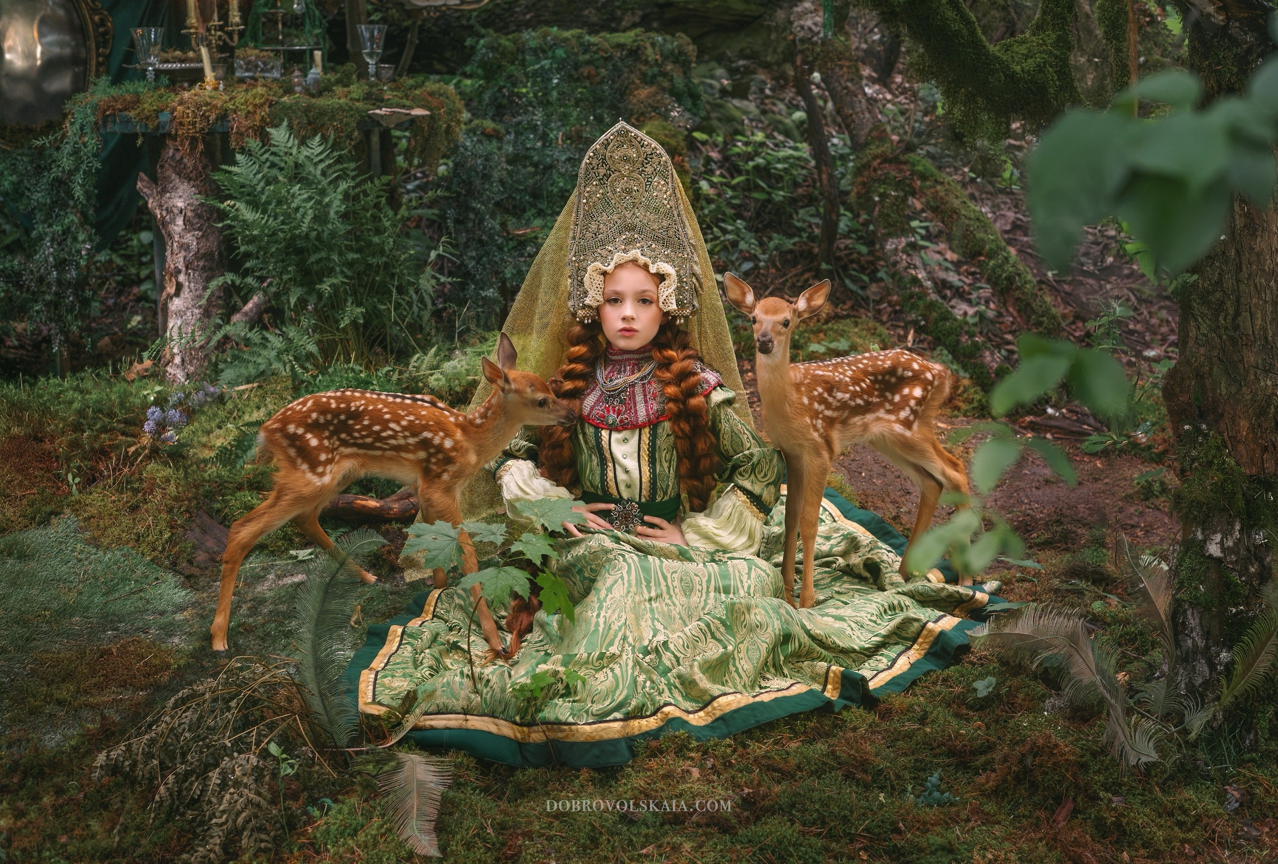 Лесная Царевна. Русские народные костюмы в Москве