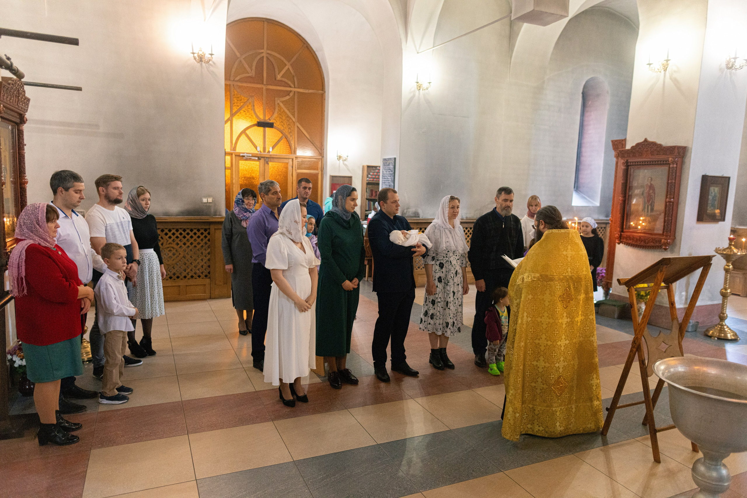 Крещение Алины. Дмитрий Шульгин, портретный фотограф в Воронеже