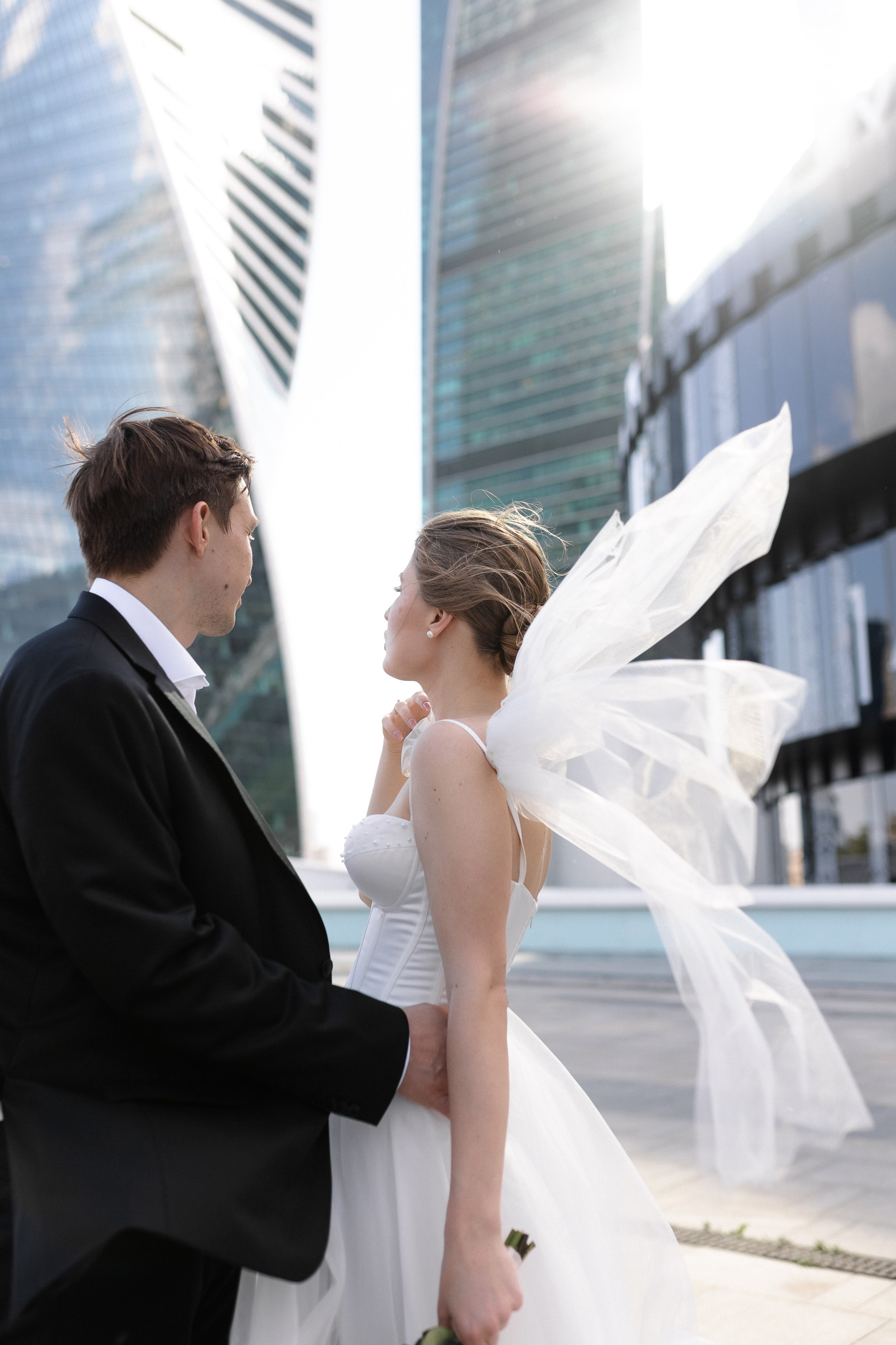 Свадебная фотосессия в Москва-Сити/регистрация в Panorama 360. Свадебный фотограф в Москве Мария Крош