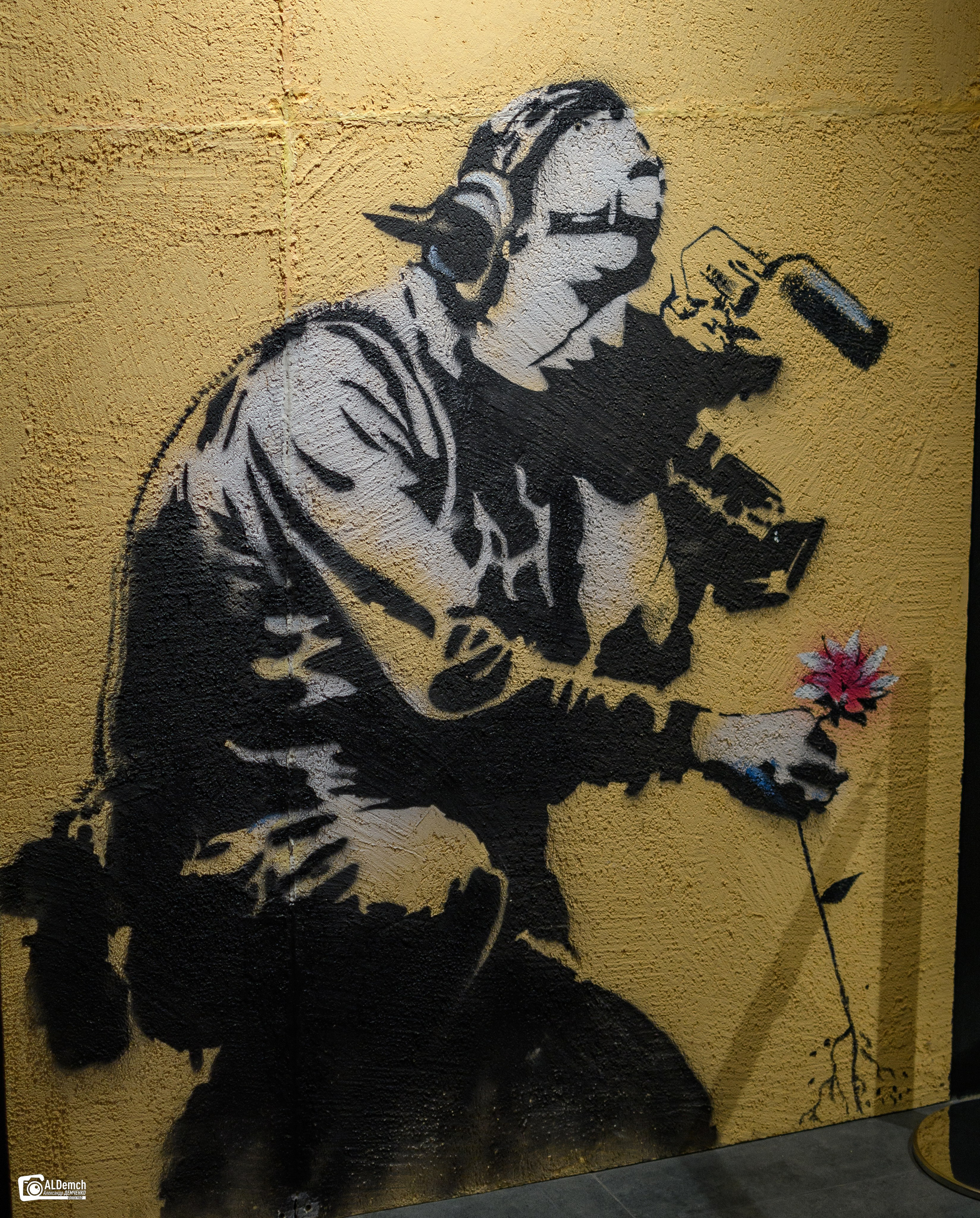 Фотографии с выставки «Найти Бэнкси» на ВДНХ в Москве