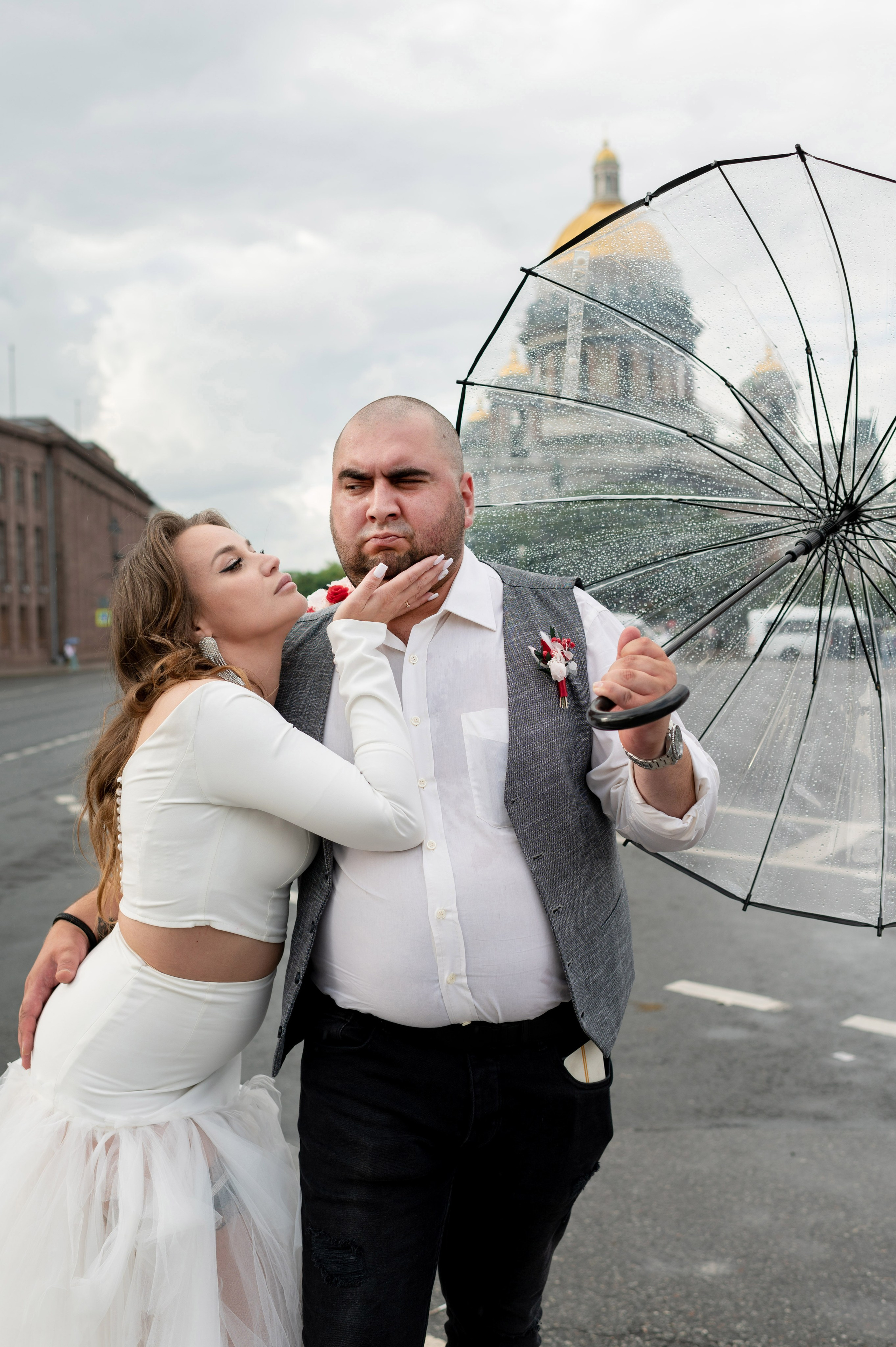 Экстравагантная свадебная фотосессия Светланы и Славы по нетрадиционным и оригинальным местам для свадебной прогулки в Санкт-Петербурге. Портретный, семейный и свадебный фотограф в Санкт-Петербурге и в Пушкине Ширяев Денис