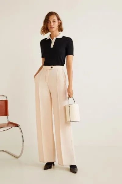 Референс для женского образа с брюками