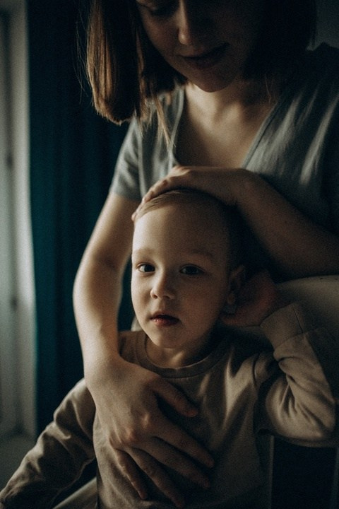 Фотосессия мама с ребенком