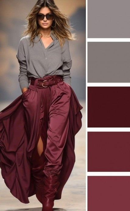 Сочетания цветов в одежде