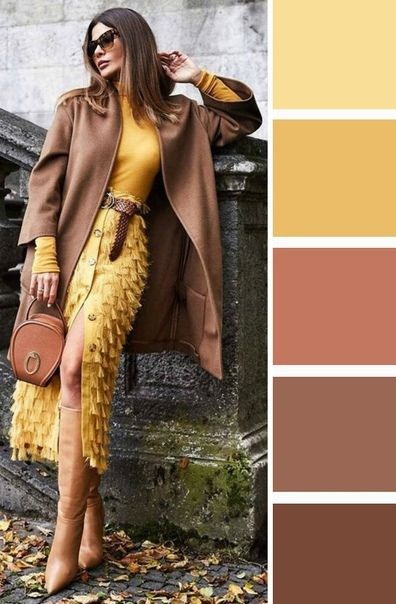 Сочетания цветов в одежде