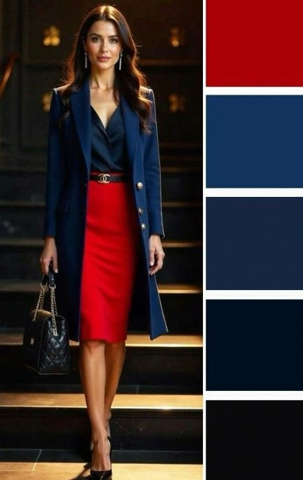 Сочетания цветов в одежде