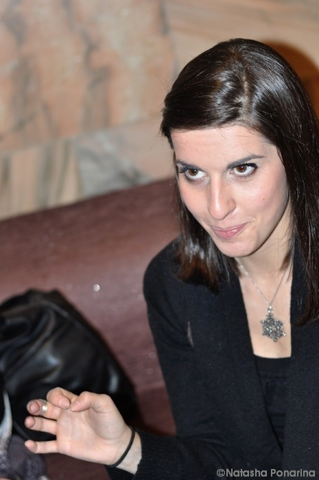 Fan-meeting with Valentina Marchei CoR 2012 Moscow. Russian figure skating photographer from Saint-Petersburg