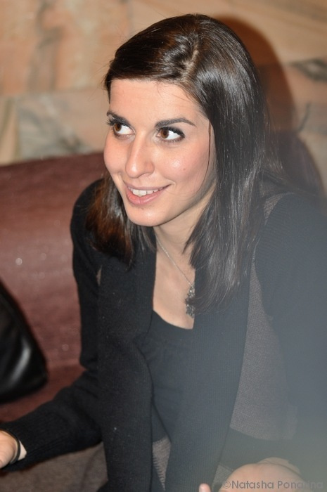 Fan-meeting with Valentina Marchei CoR 2012 Moscow. Russian figure skating photographer from Saint-Petersburg