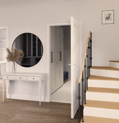 Reconstruction and design of a country house. Interior designer Stockholm