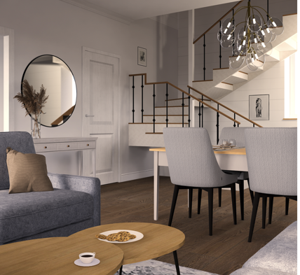 Reconstruction and design of a country house. Interior designer Stockholm