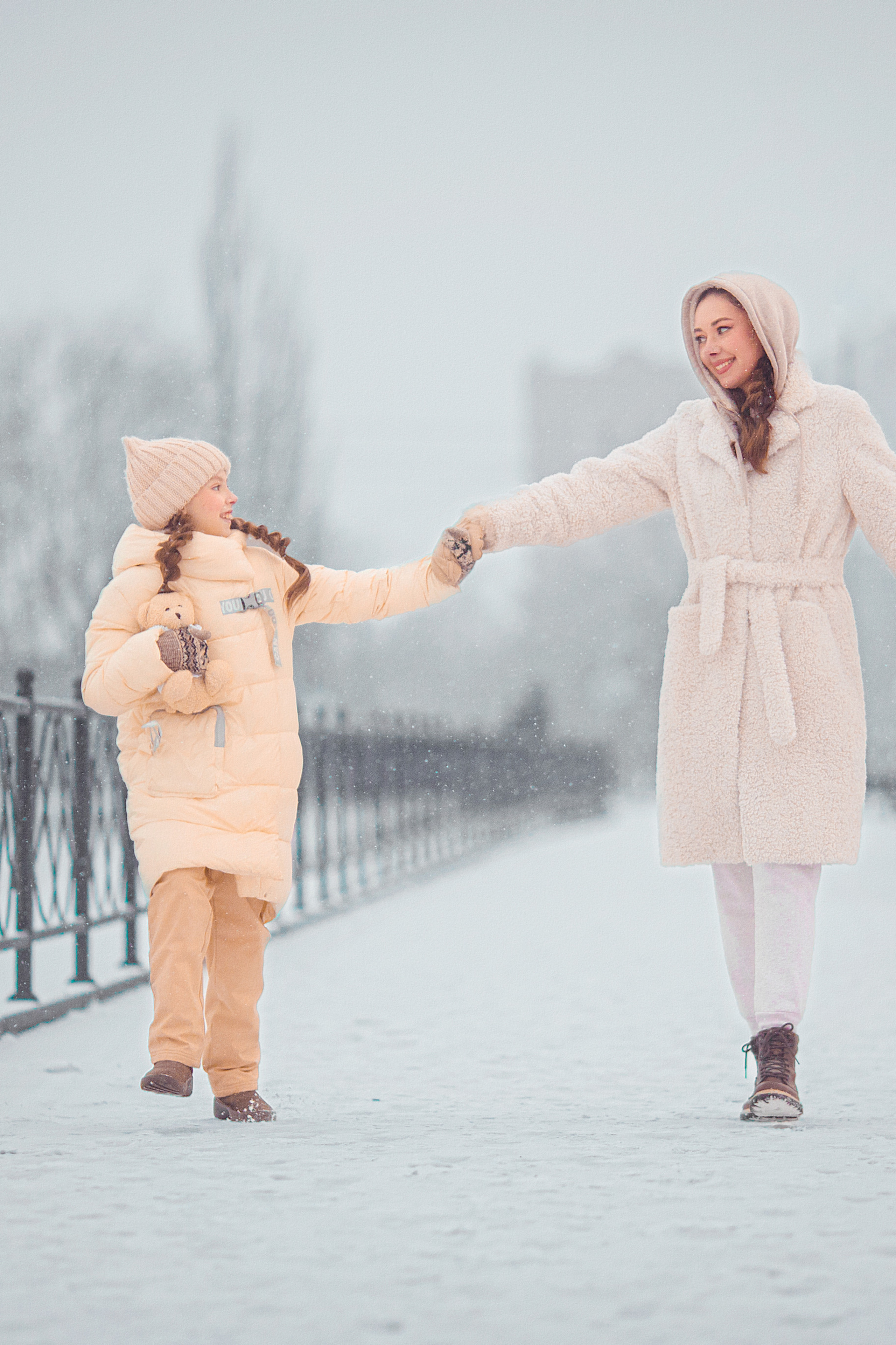 Новогодняя фотосессия Мария и семья. Фотограф в Москве Оксана Цехмистер