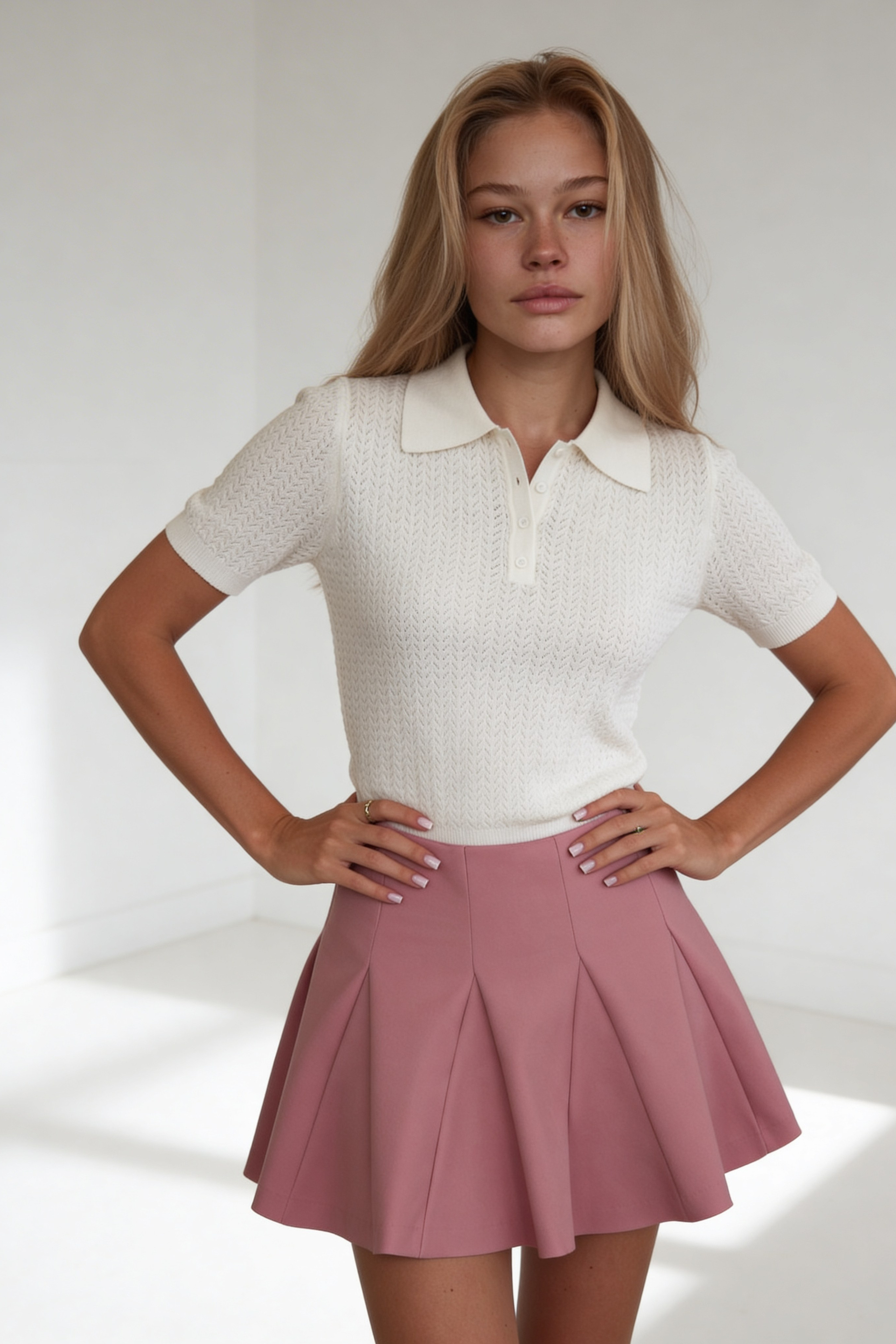 Розовая мини — каталожный AI-контент для маркетплейса | jl.art.ai.lab. Анна Карчмит — AI-художник. Эдиториал, нейрофотосессия и контент для fashion и beauty брендов